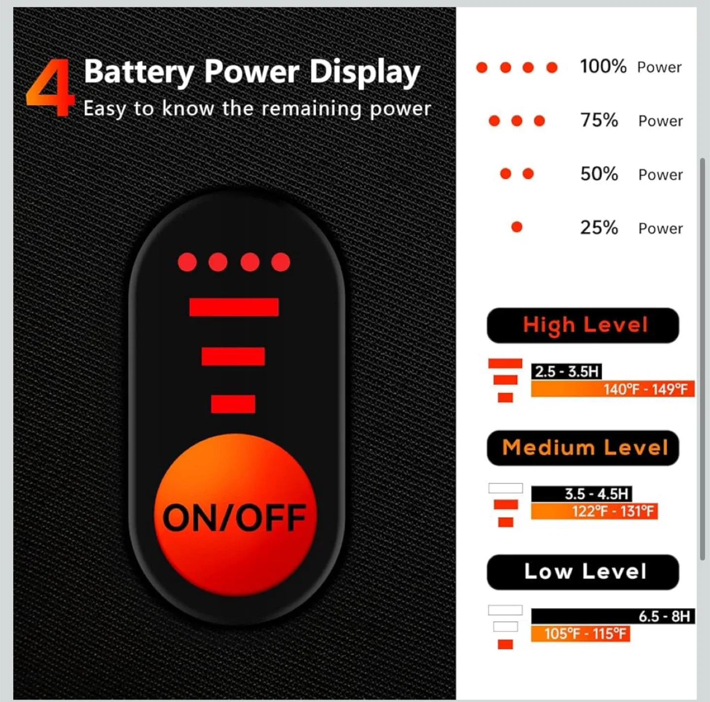 WASOTO Heated Gloves, Size M image indicator(3)
