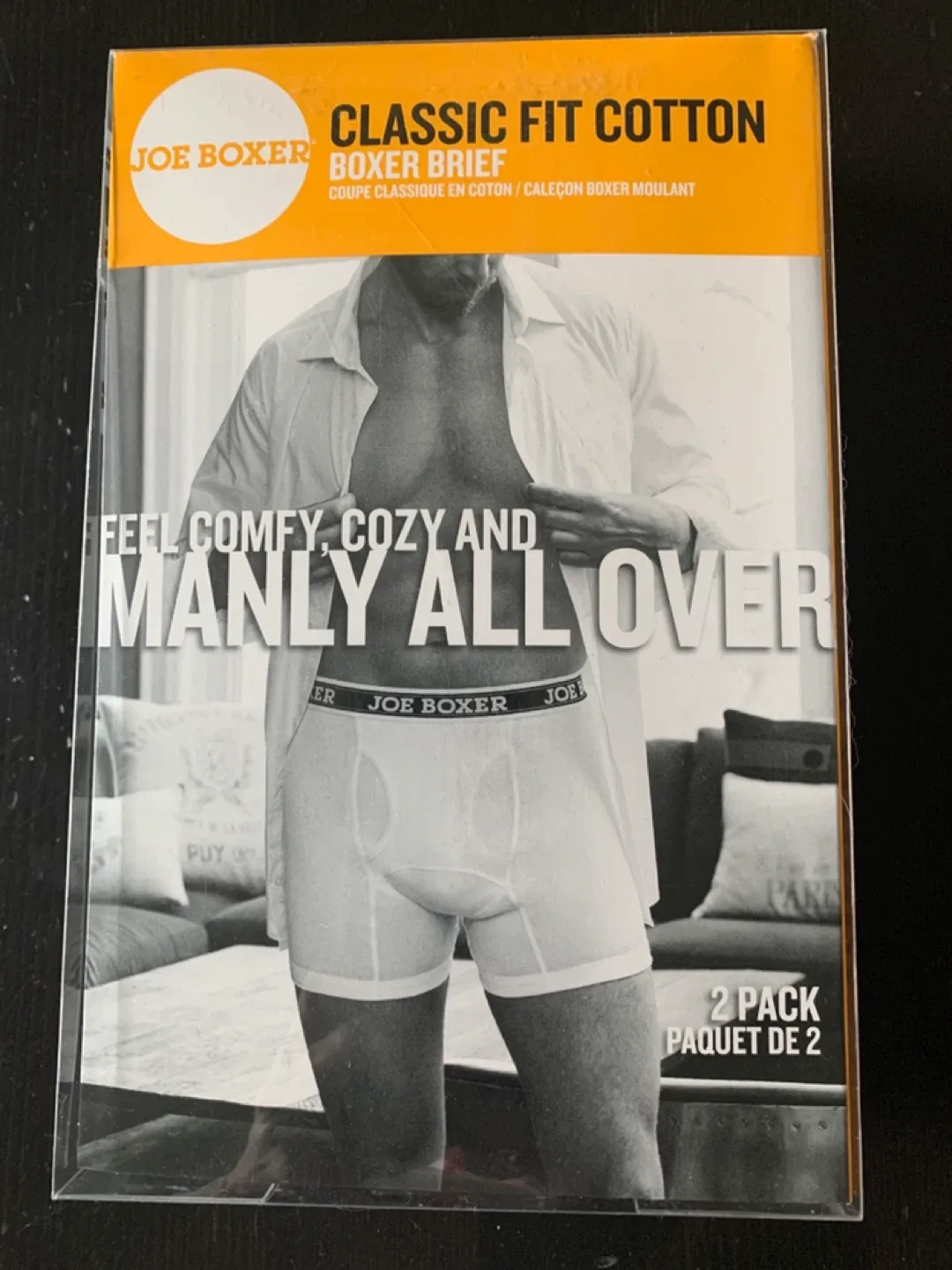 Joe Boxer Classic Fit Cotton Boxer Briefs - Large image indicator(2)