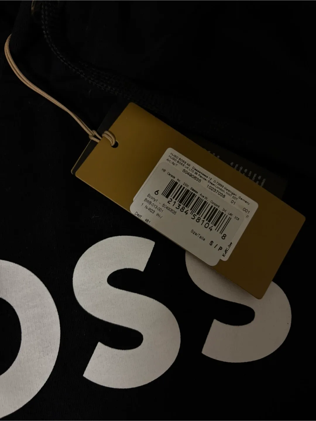 BOSS Black Hoodie Size S image indicator(4)