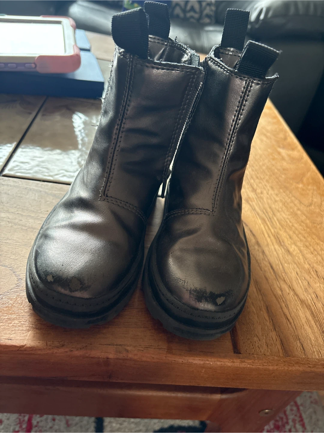 Kids' Black Boots - Size 9 - photo 4