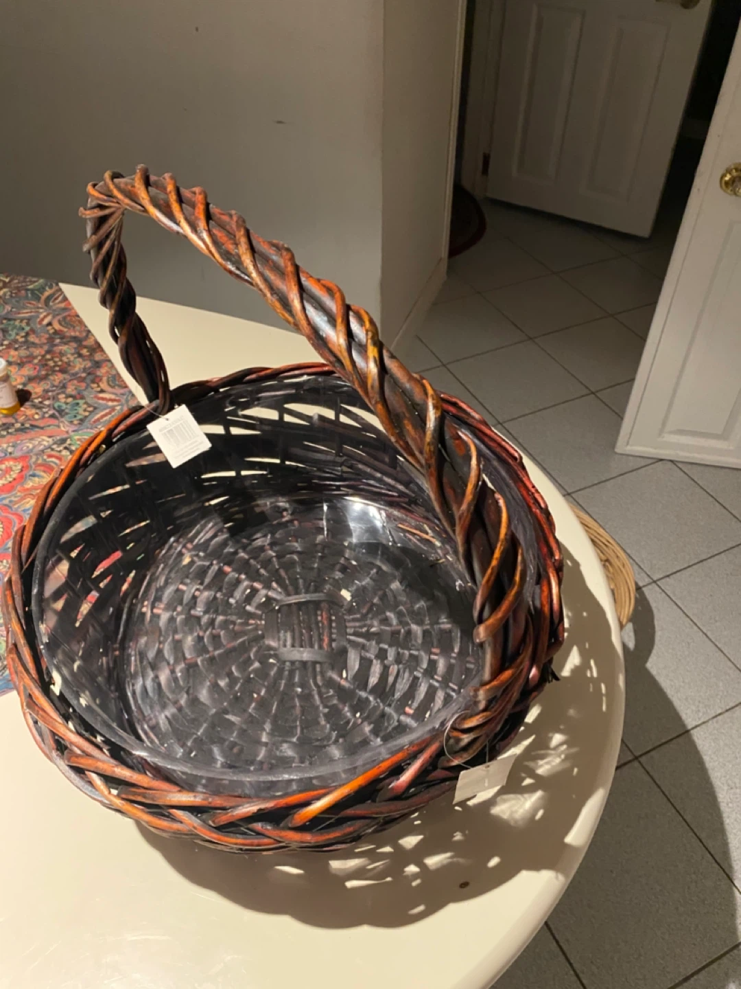 Woven Basket with Handle - photo 3