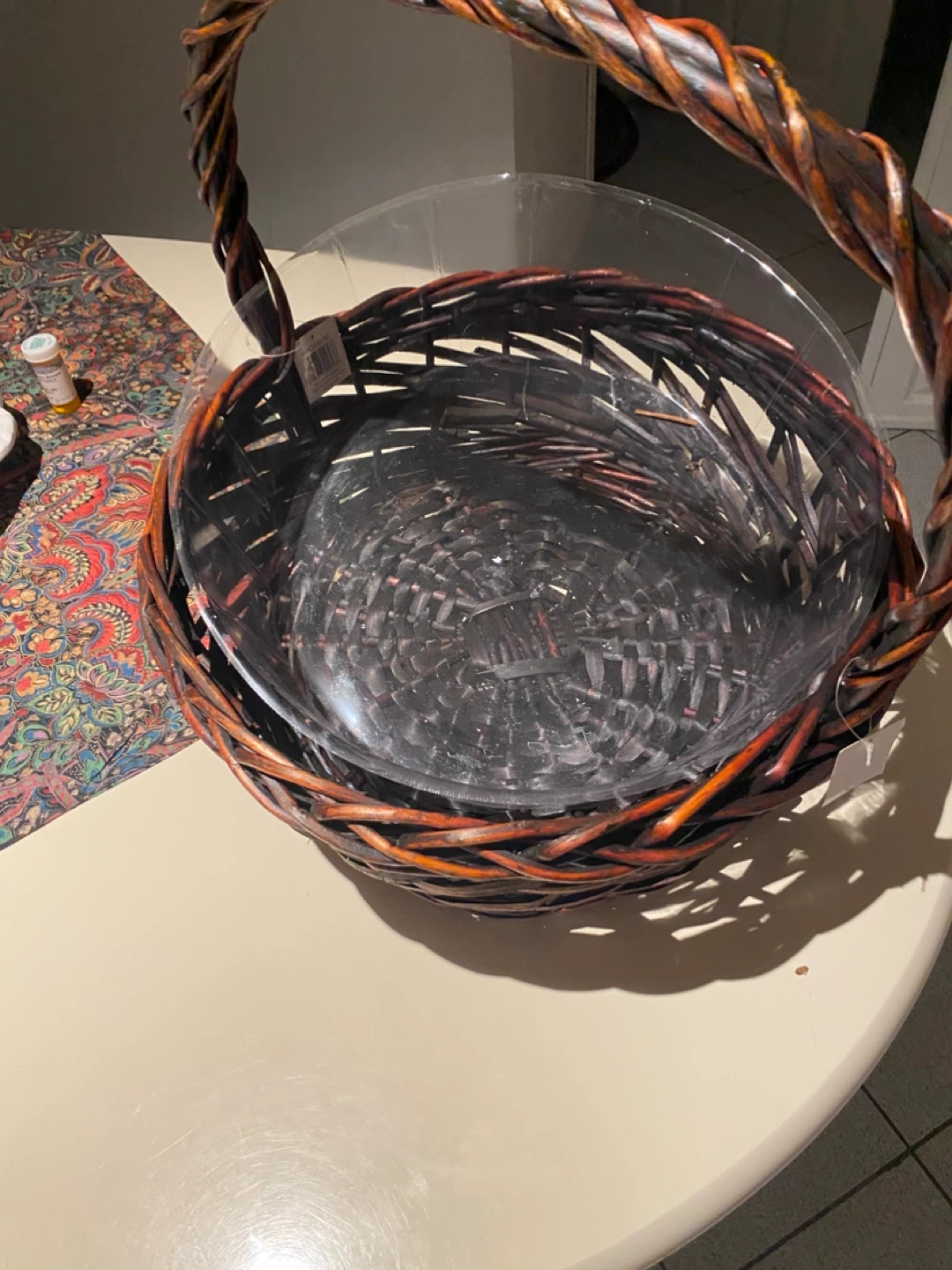 Woven Basket with Handle - photo 2