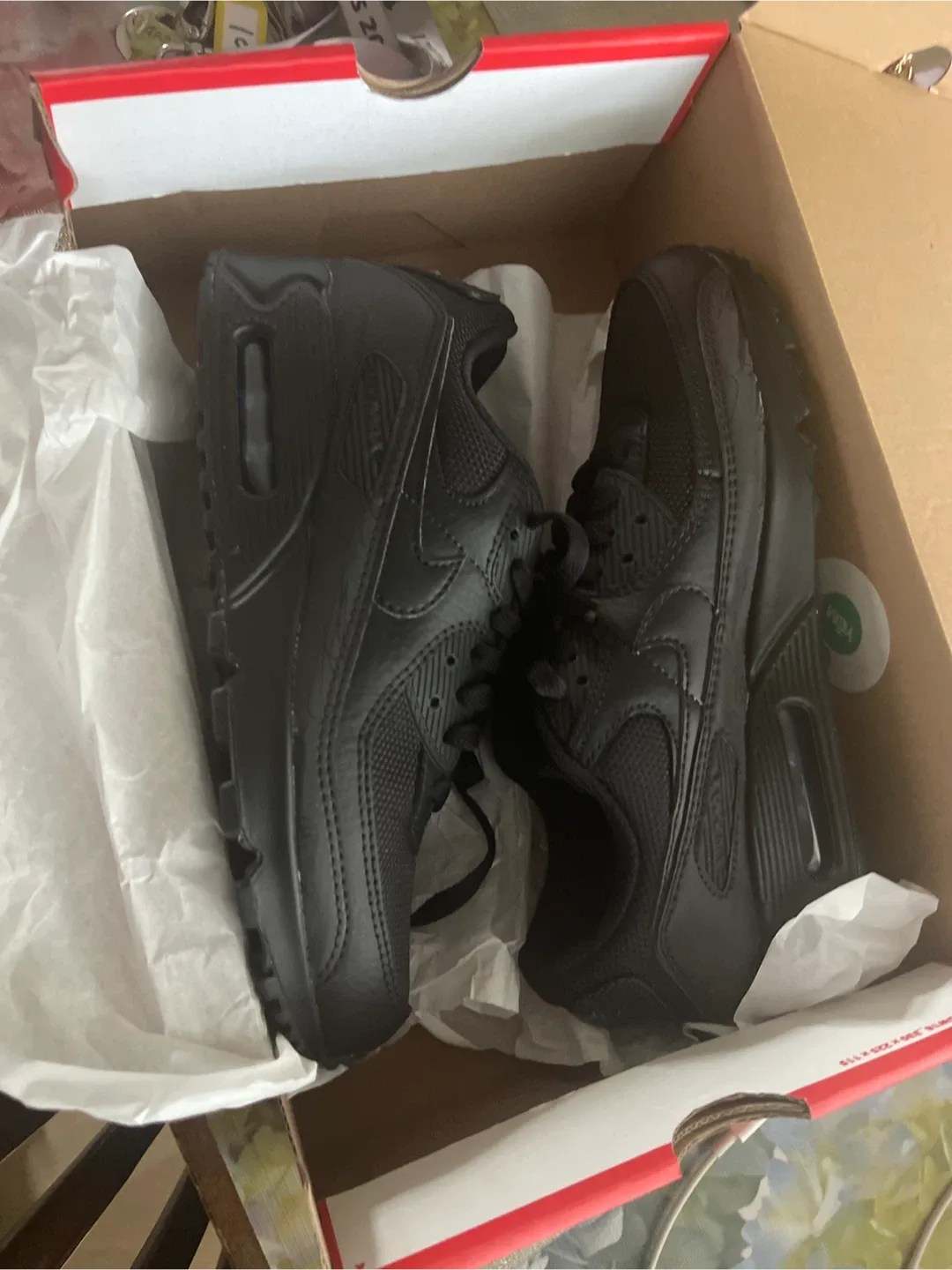 Nike Air Max 90 Black, Size 9