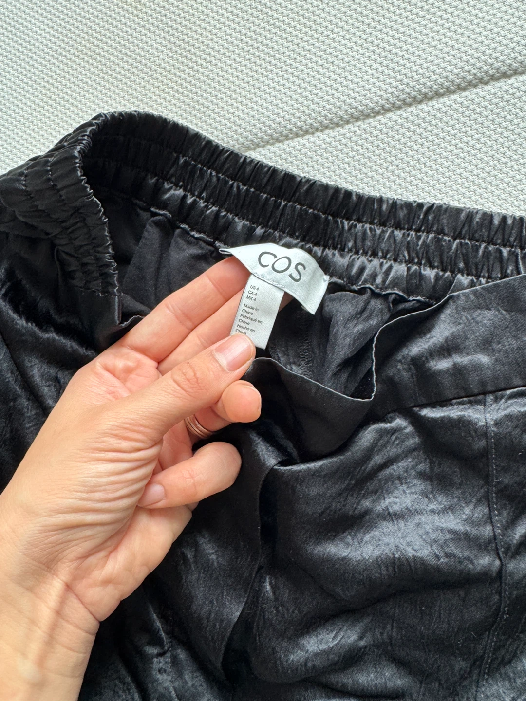 COS Black Wide Leg Pants Size 4