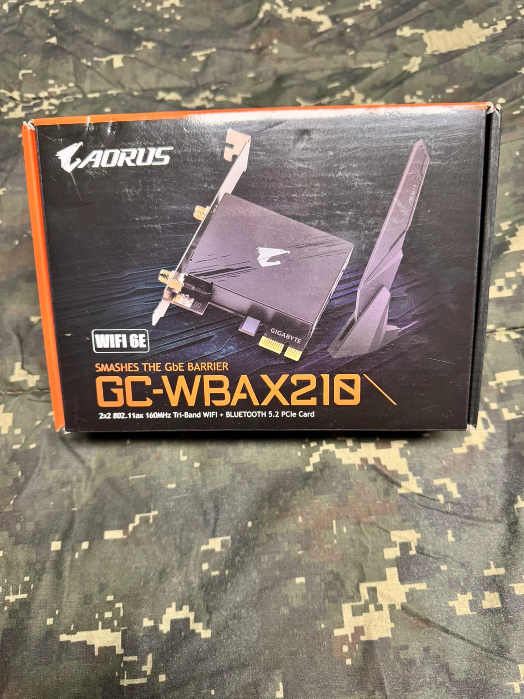 Aorus GC-WBAX210 WiFi 6E Bluetooth 5.2 PCIe Card - New