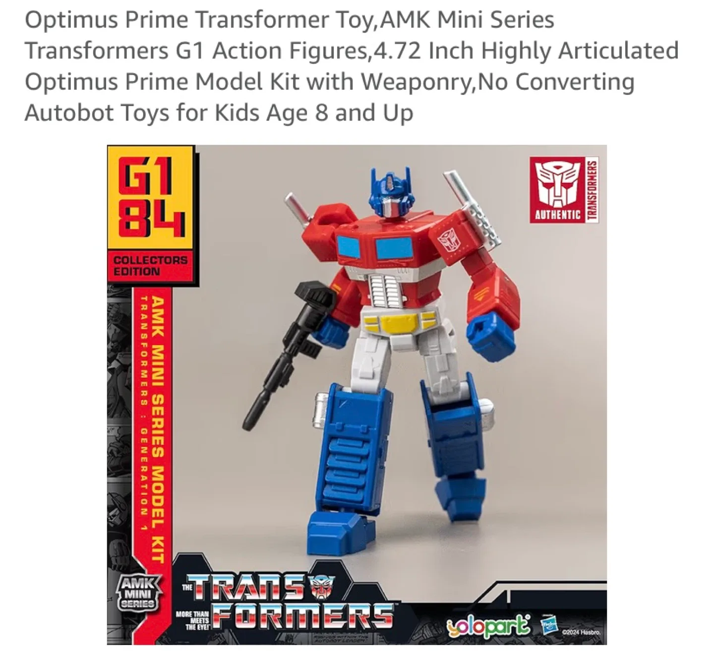 New Yolopark Optimus Prime Transformer AMK Mini Series Model Kit image indicator(3)