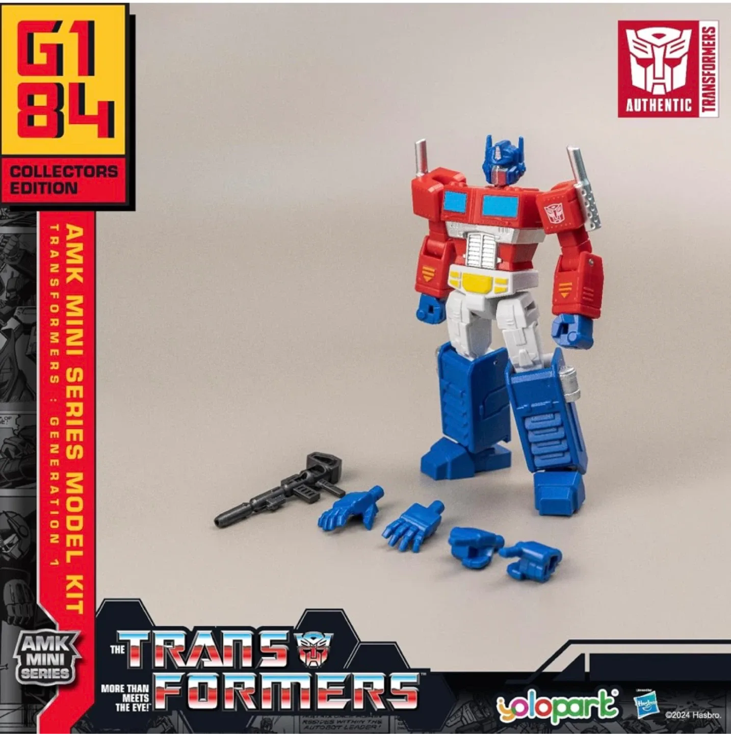 New Yolopark Optimus Prime Transformer AMK Mini Series Model Kit image indicator(4)