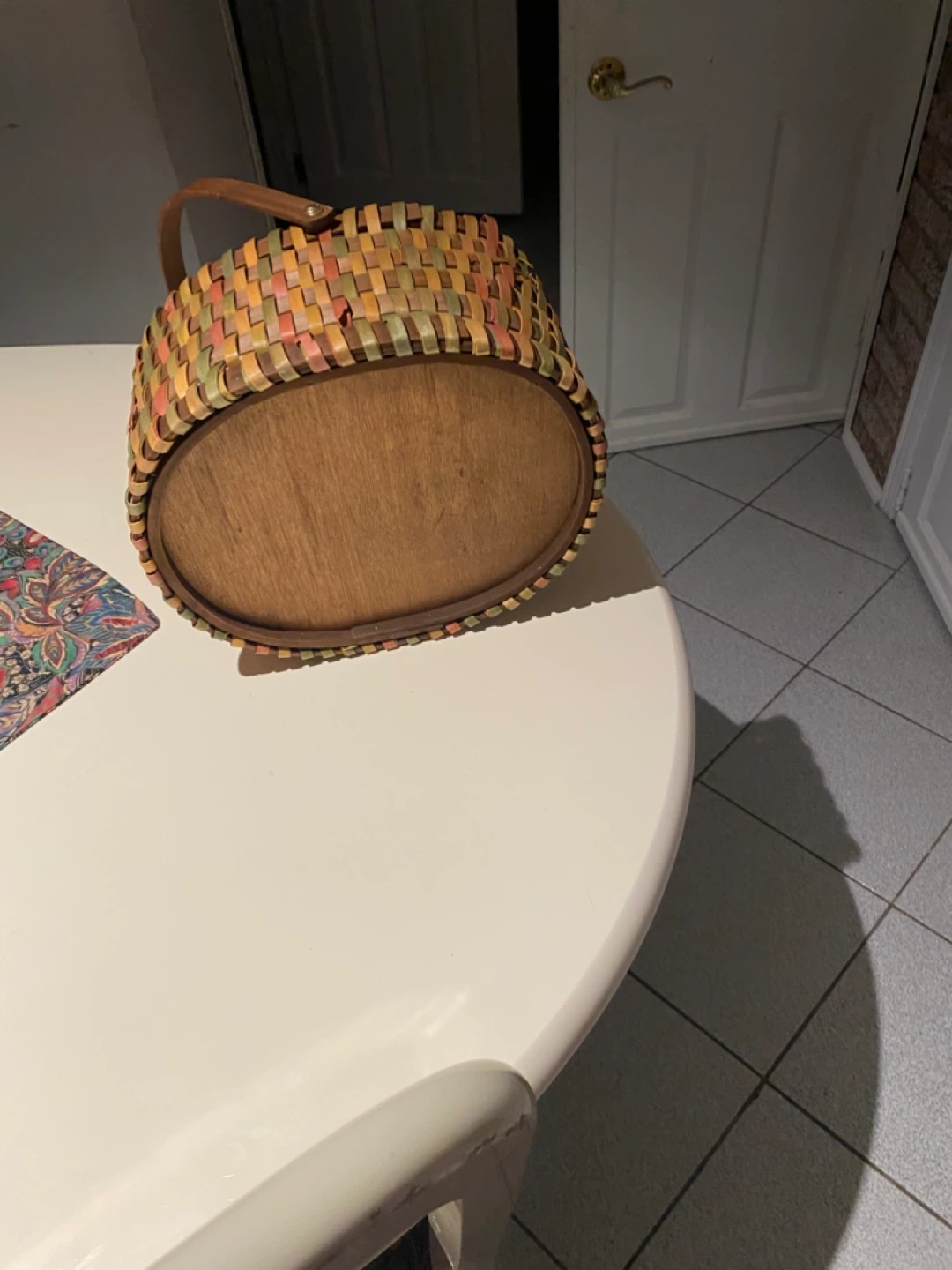 Woven Basket with Handle