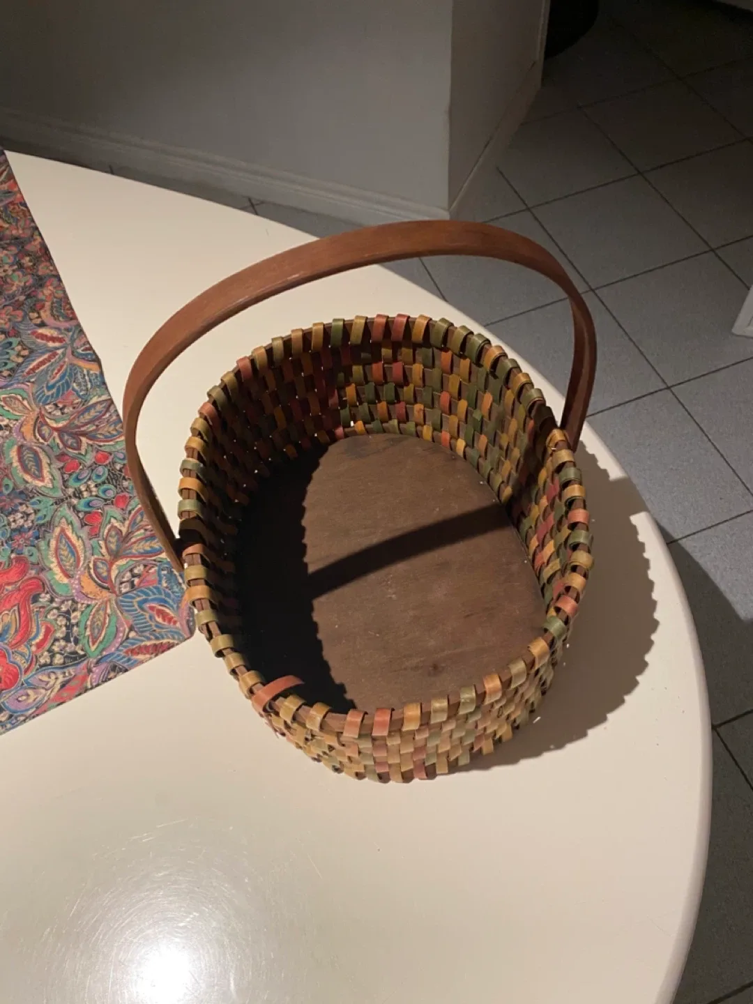 Woven Basket with Handle image indicator(2)