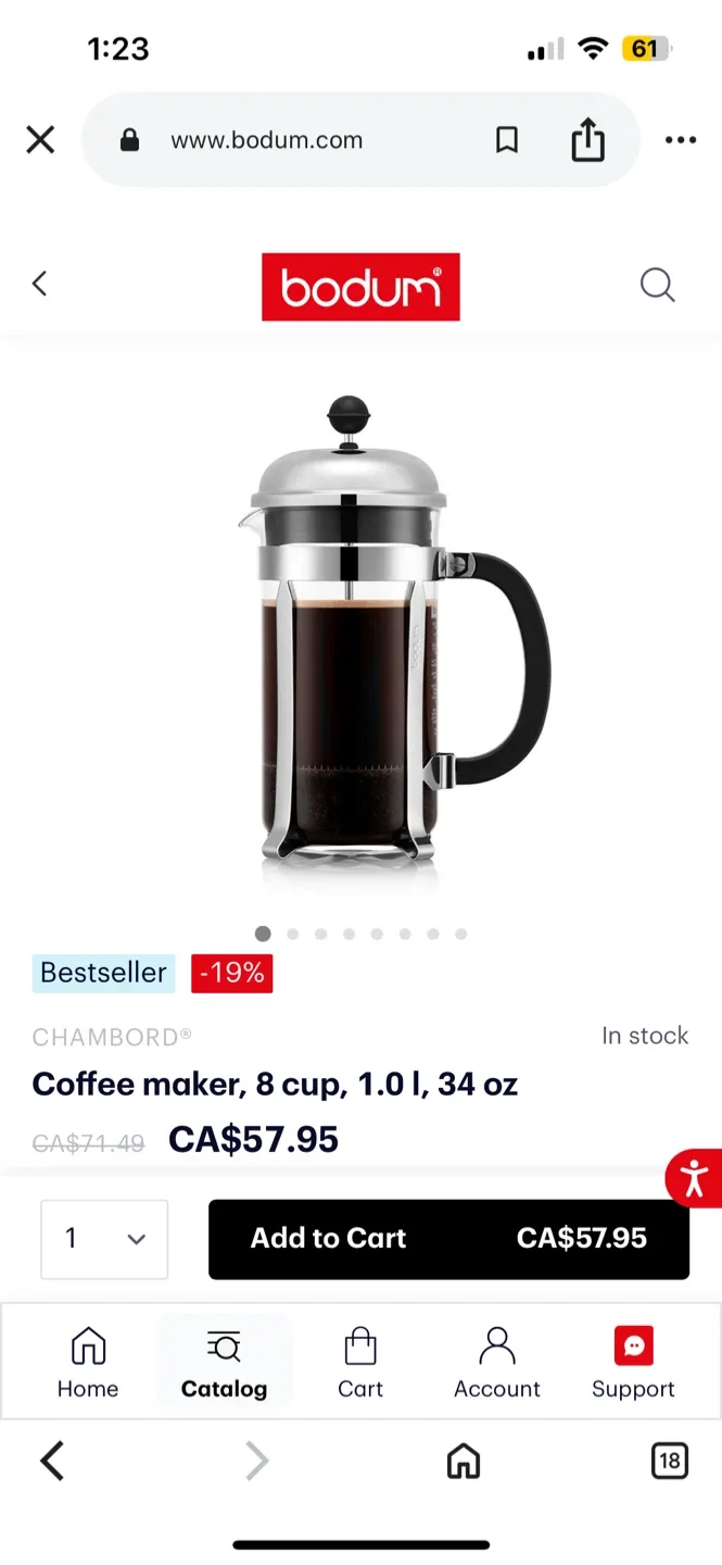 Bodum Chambord French Press set image indicator(2)