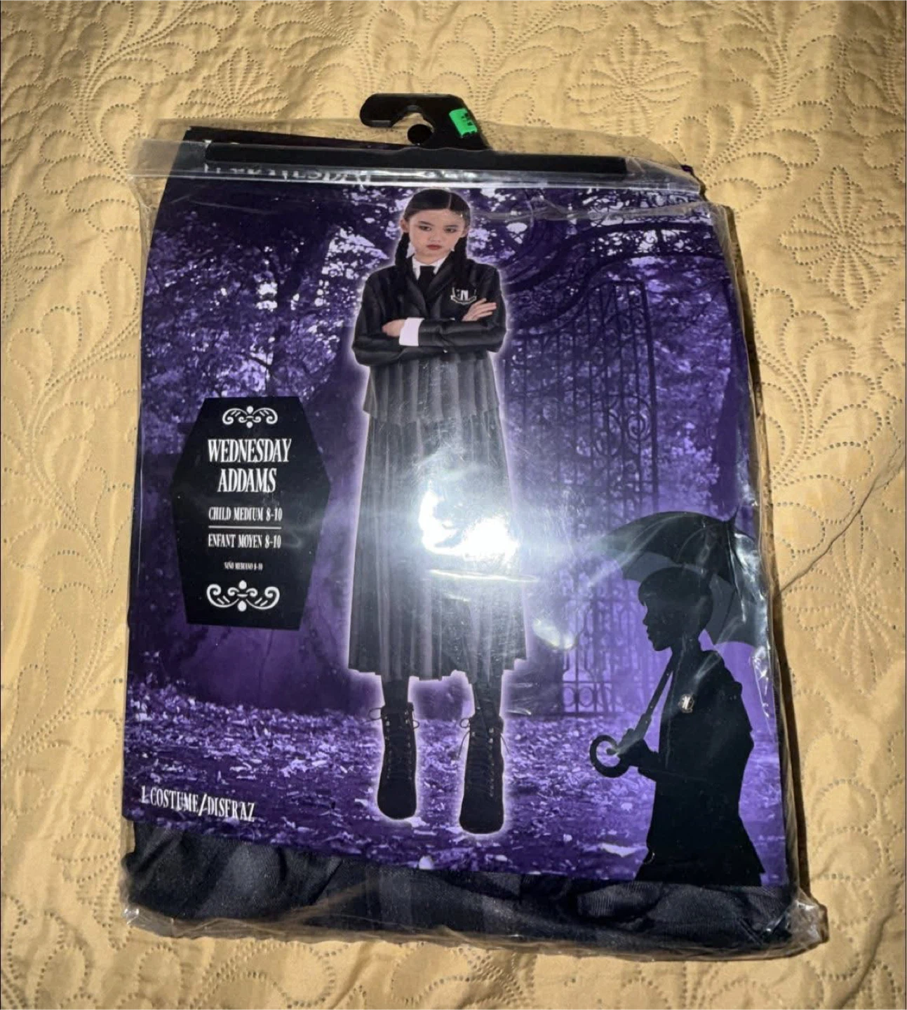 Wednesday Addams Child Costume Medium 8-10 - photo 4