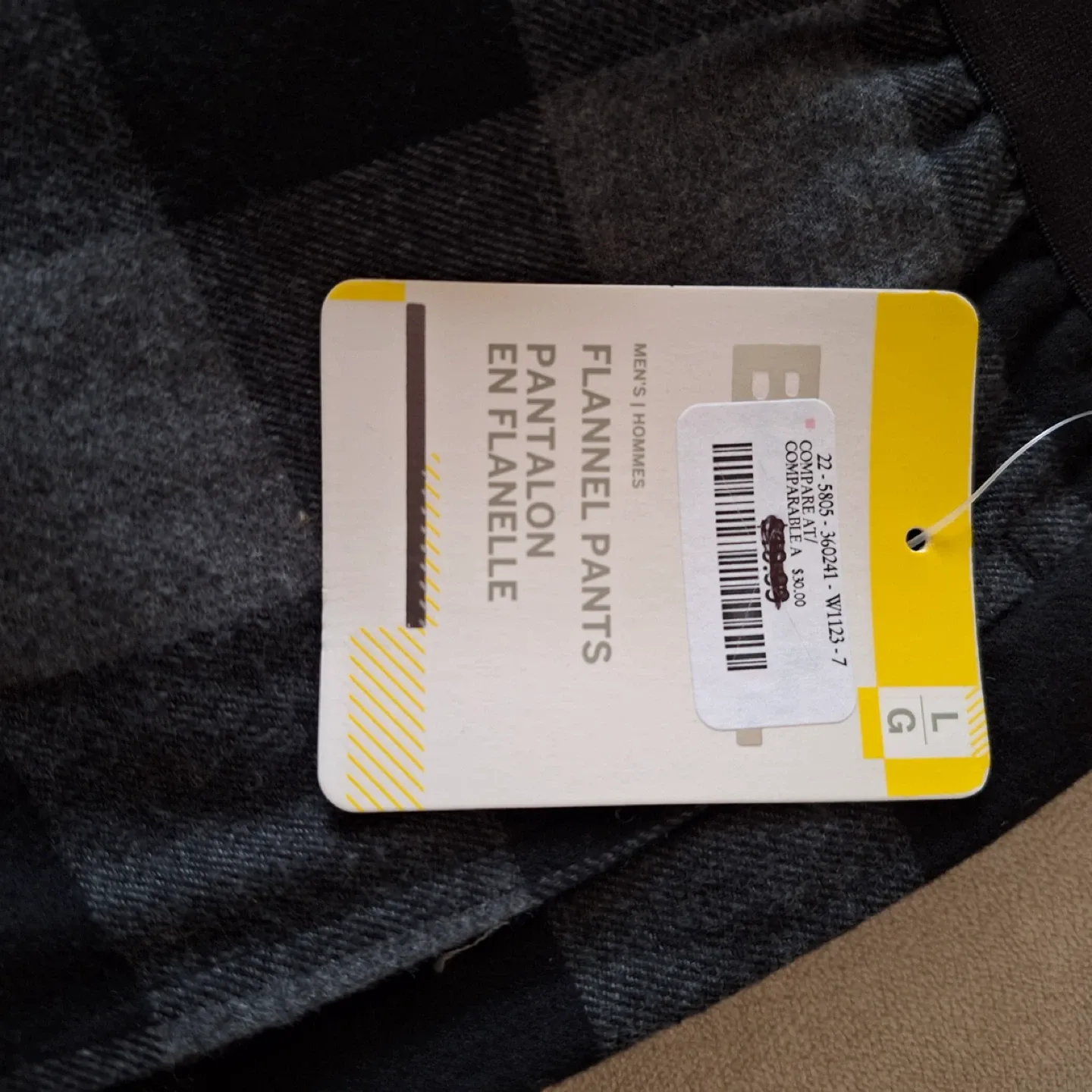 Bench Flannel Pants - Size L image indicator(4)