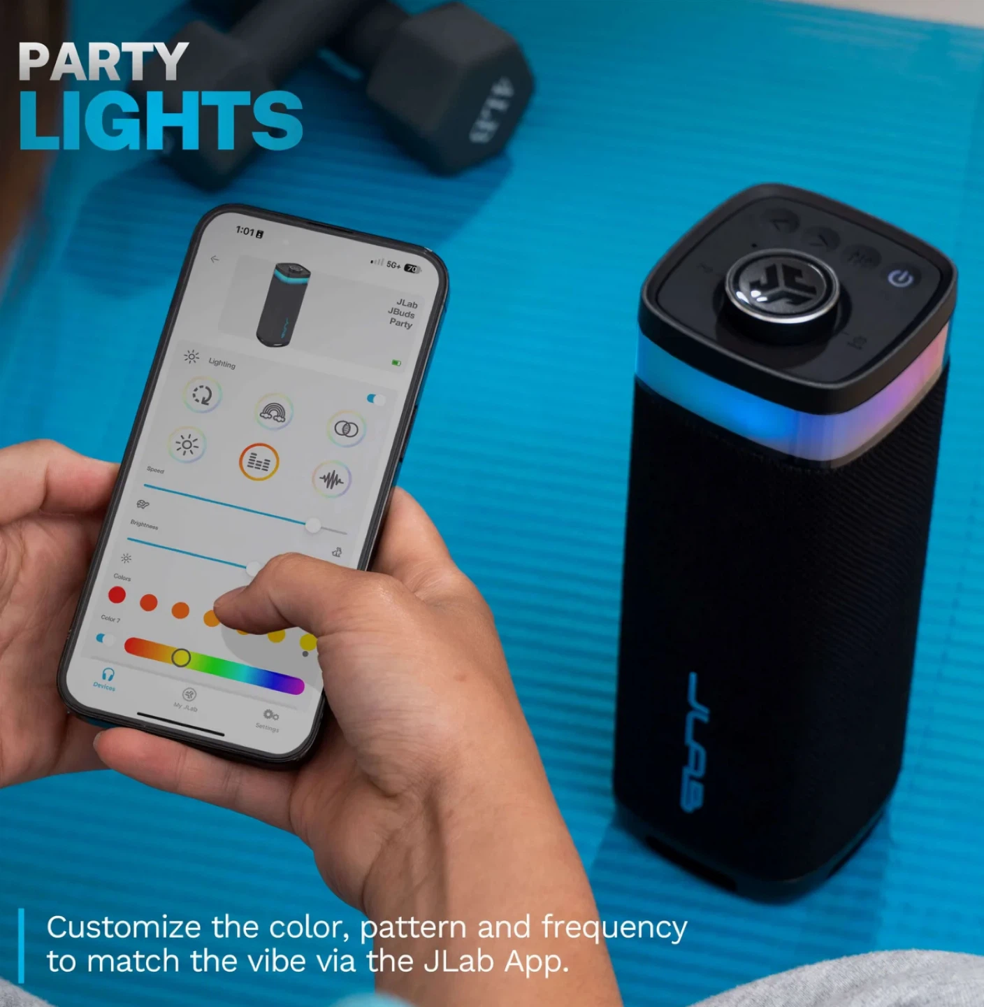 JLab JBuddies Lux ANC Headphones & Party Speaker - photo 4