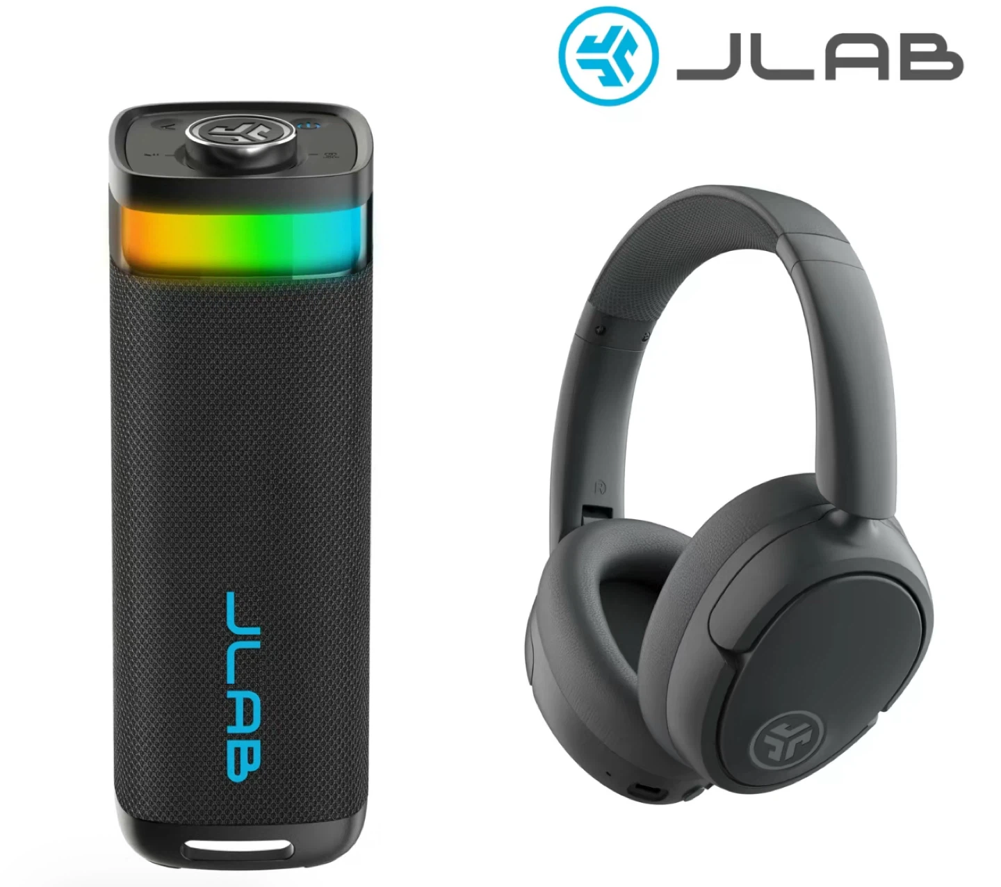 JLab JBuddies Lux ANC Headphones & Party Speaker