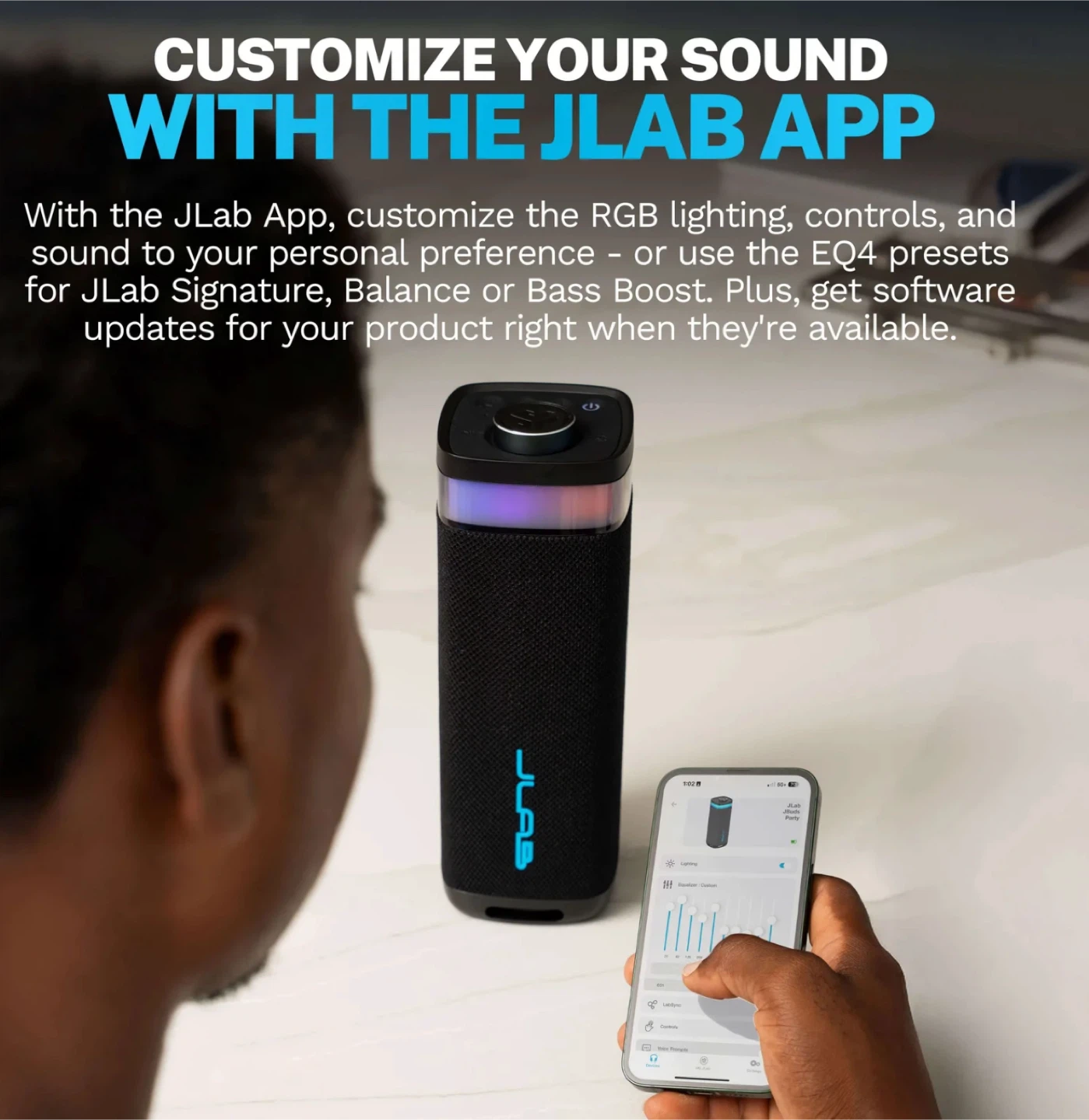 JLab JBuddies Lux ANC Headphones & Party Speaker - photo 5