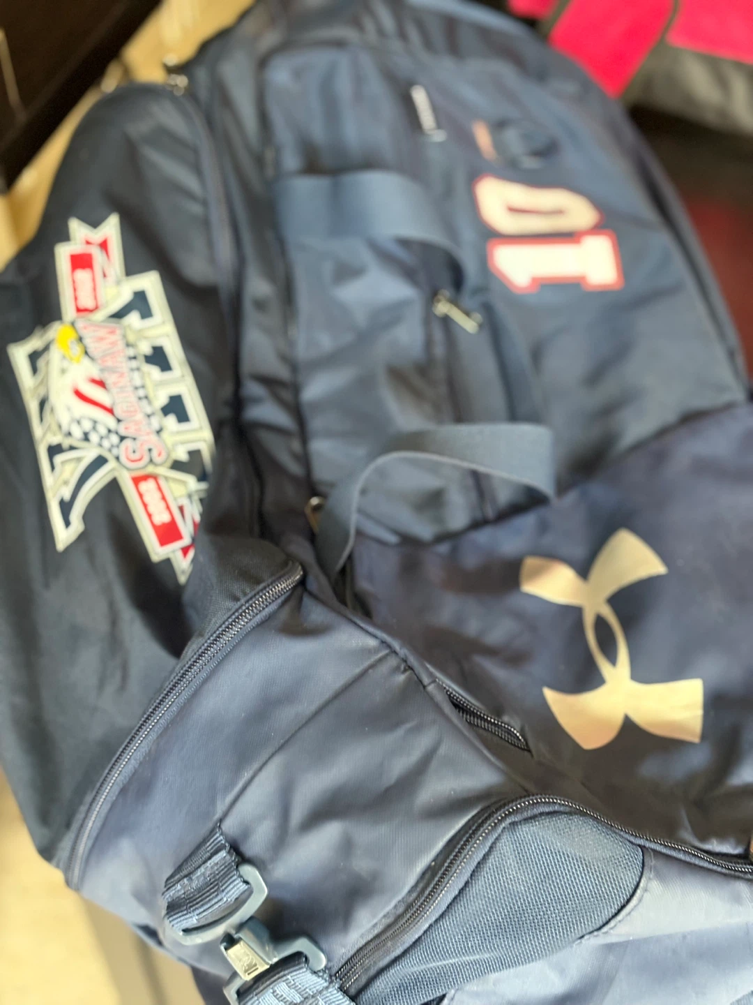 Under Armour Navy Blue Team Sackpack - photo 4