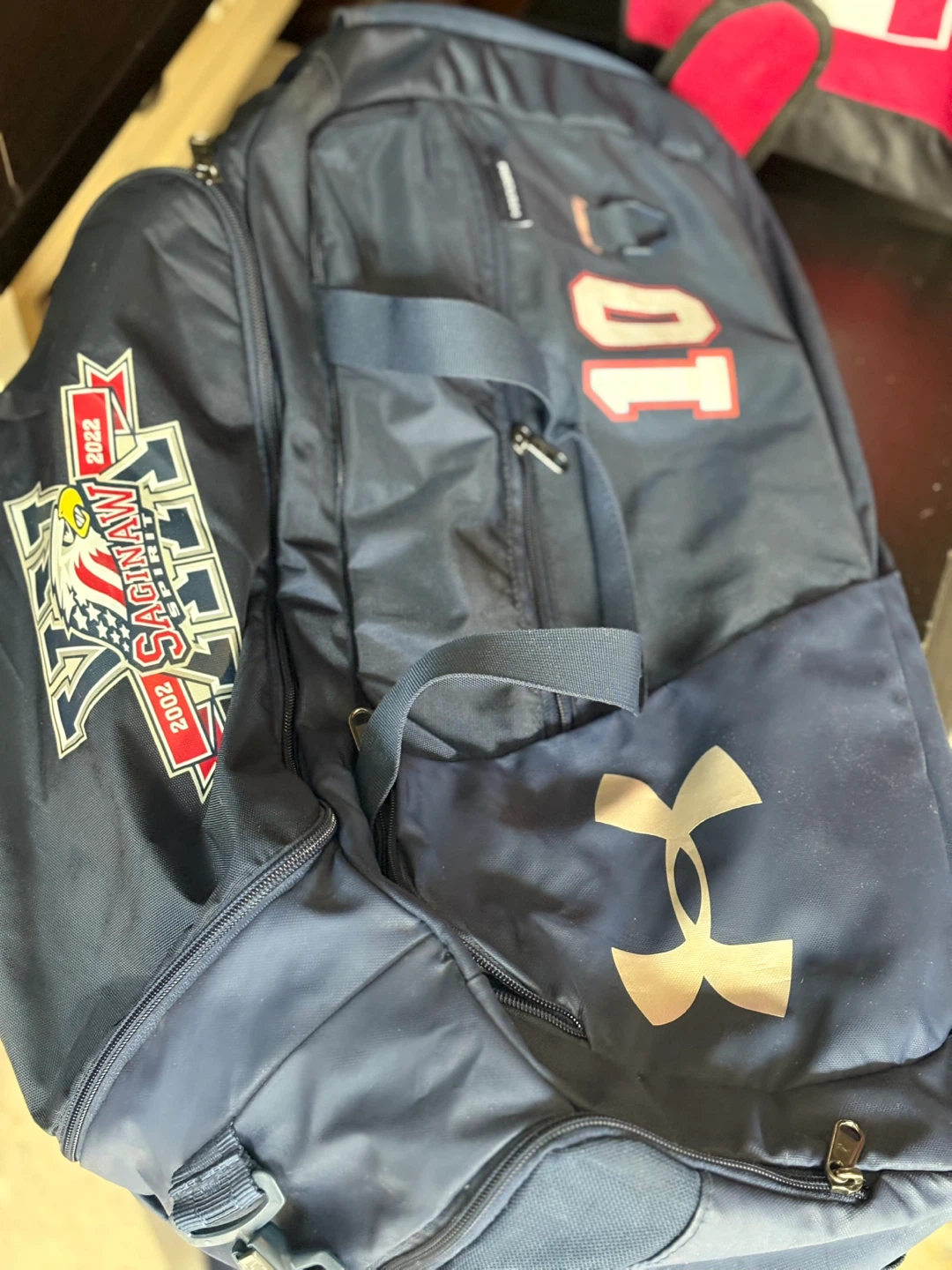 Under Armour Navy Blue Team Sackpack - photo 2