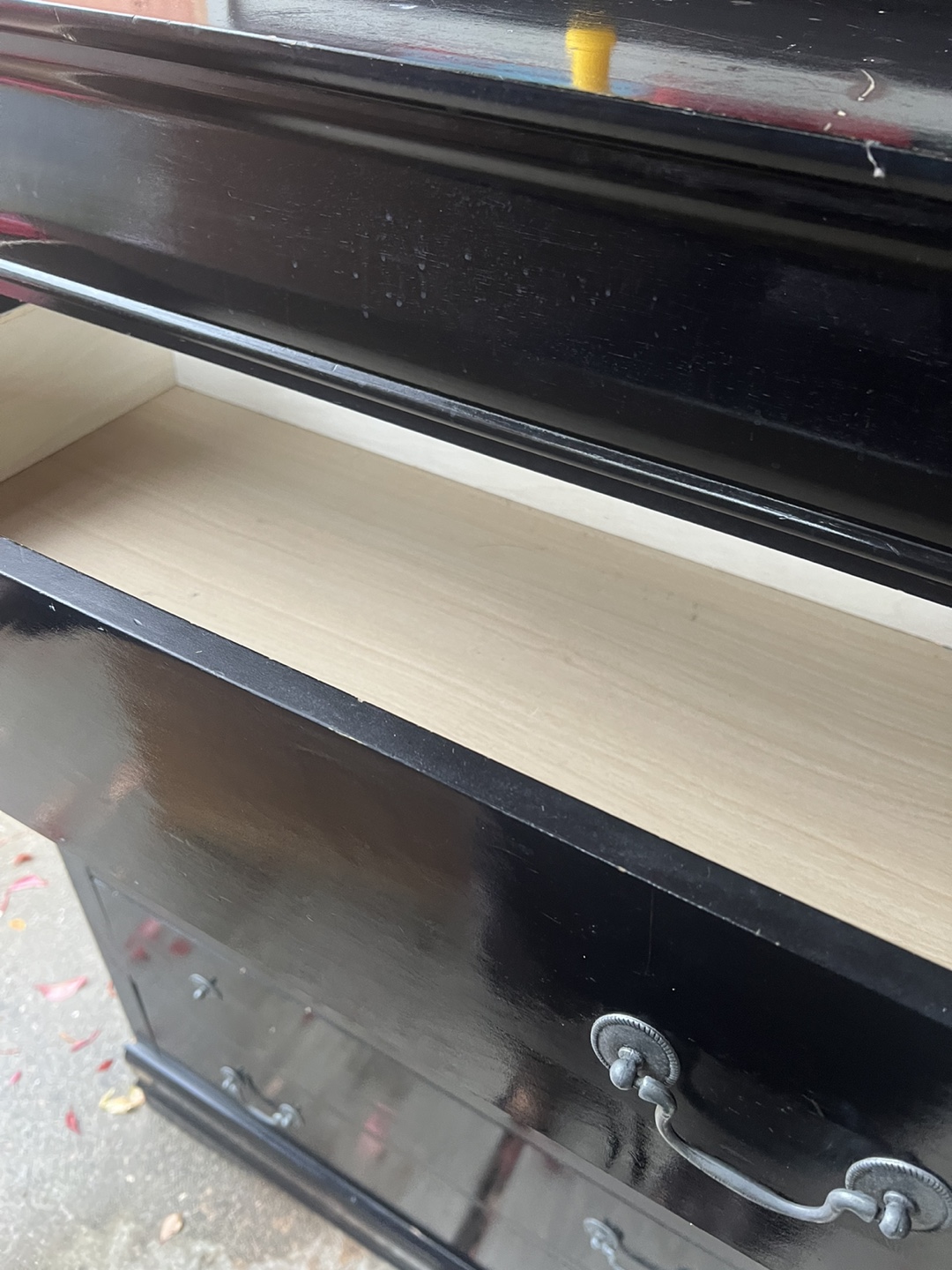 Black 5-Drawer Dresser - photo 5