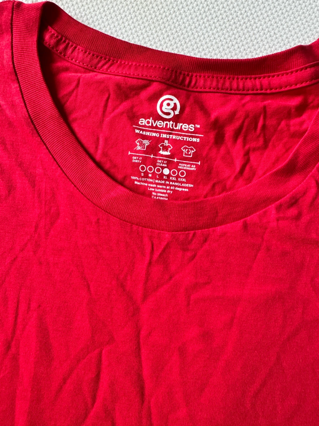 Adventures Red T-Shirt - Size XL - photo 3