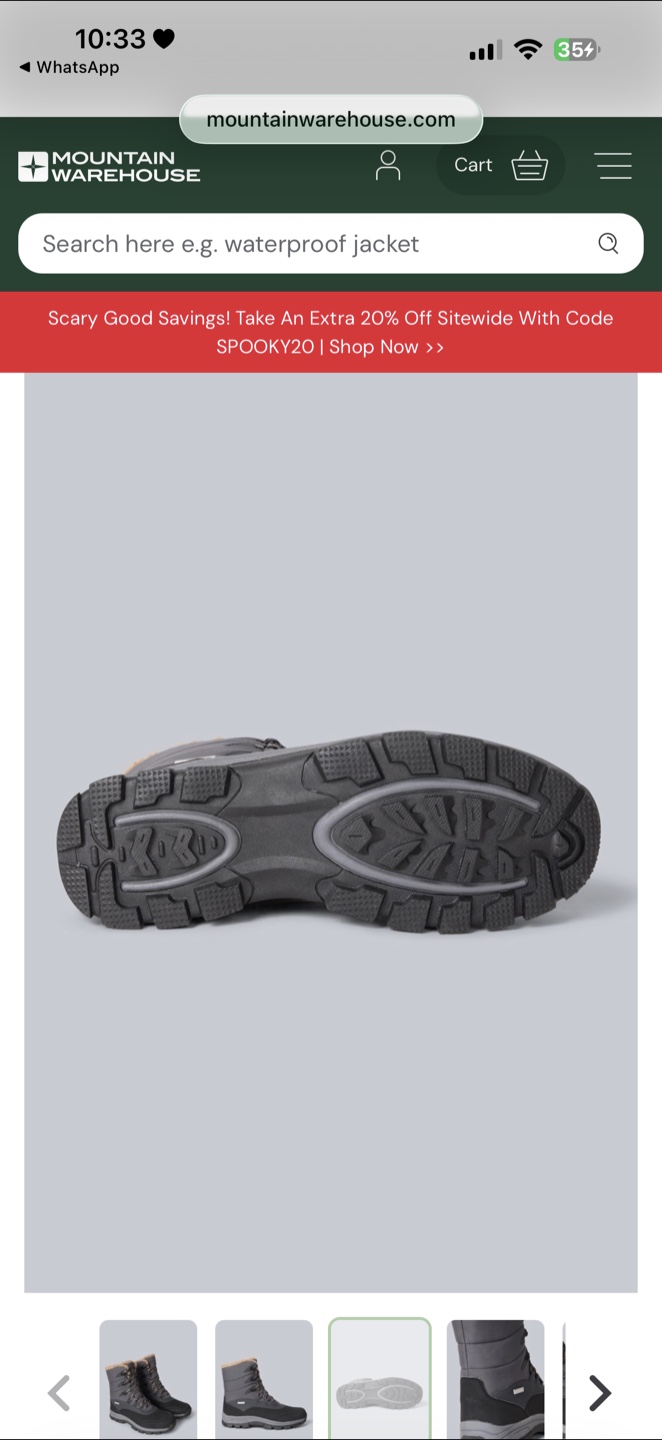 NEW- Mountain Warehouse waterproof Snow Boots - Size 8 - photo 2