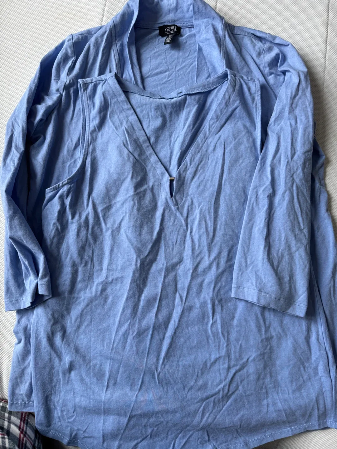 Jones New York Signature Top & Cardigan Set - Size S thumbnail