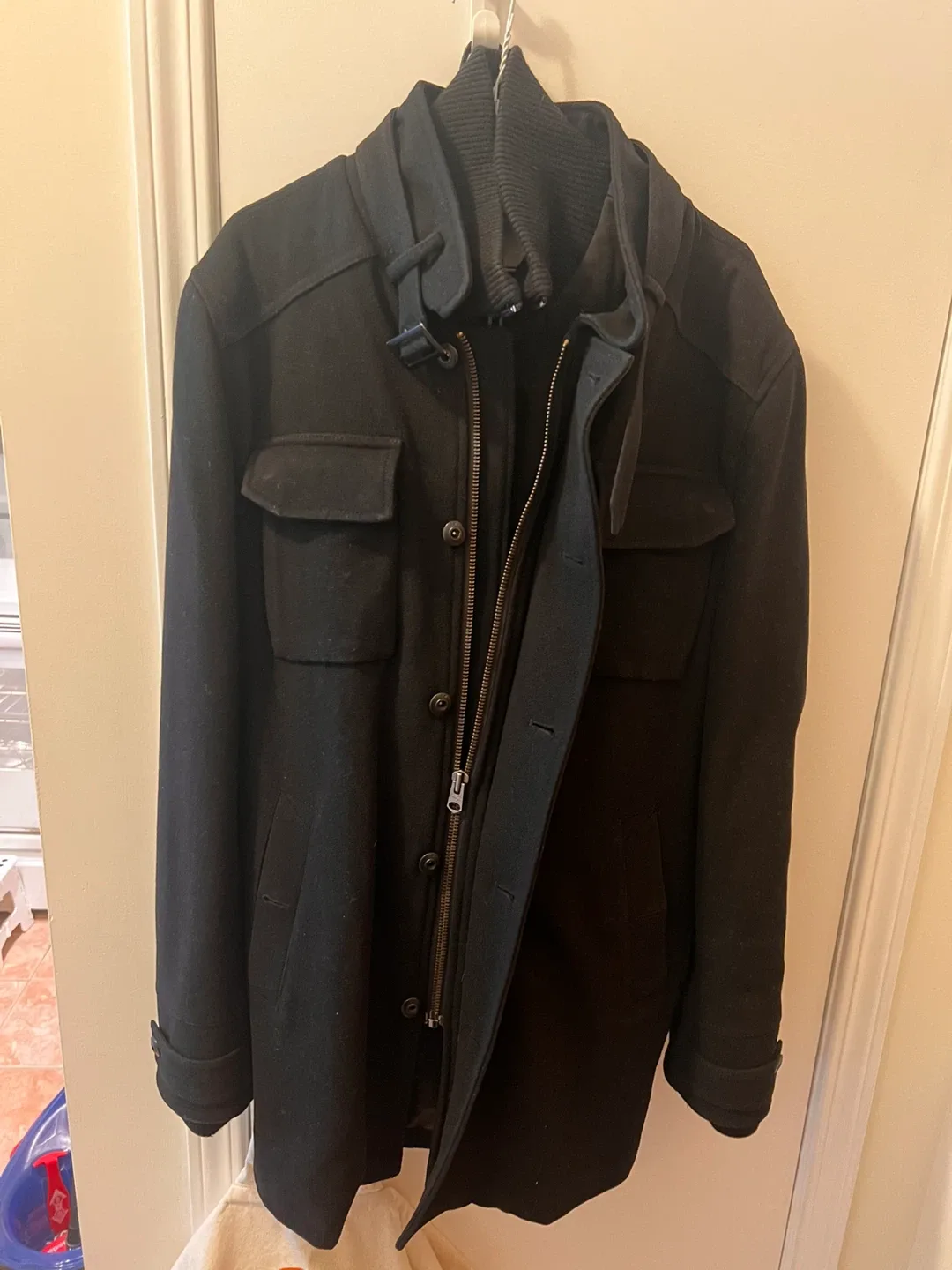 🚨 NEED GONE 🚨 RW&CO. Men Black Coat - Size L thumbnail