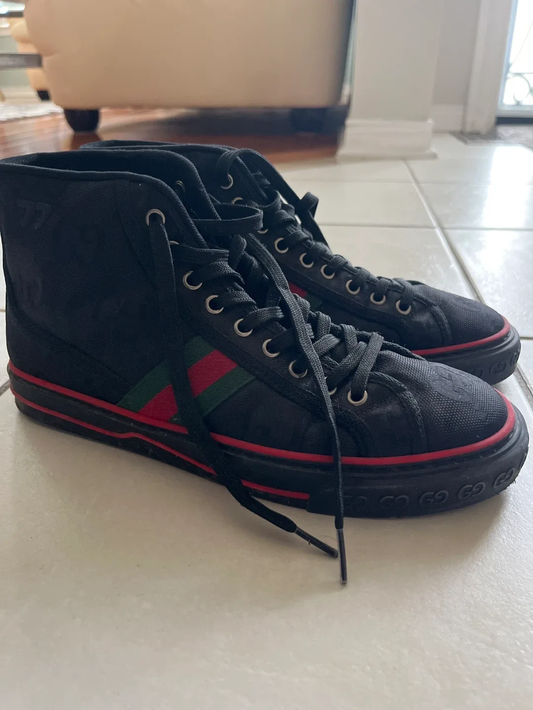 Men’s Gucci High-Top Sneakers image indicator(4)