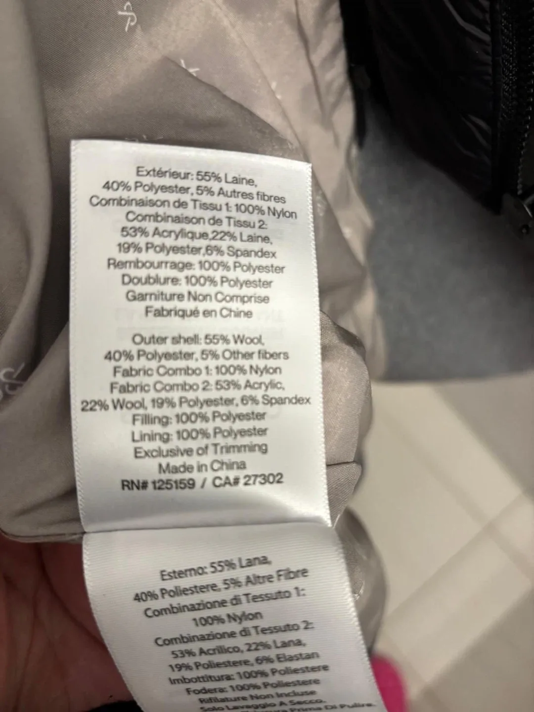 Soia & Kyo Grey Wool Coat XS - like new image indicator(8)