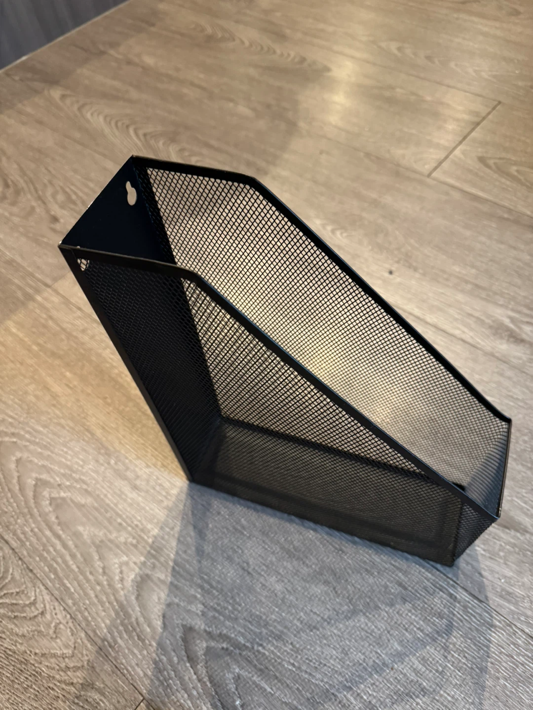 Black Metal Mesh Wall File Holder - photo 2