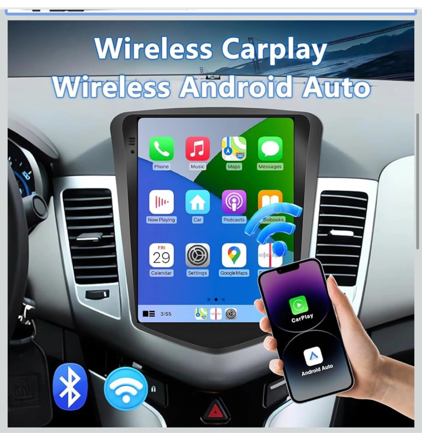 Android 13 Car Radio for Chevy Cruze (2009-2015) - photo 2