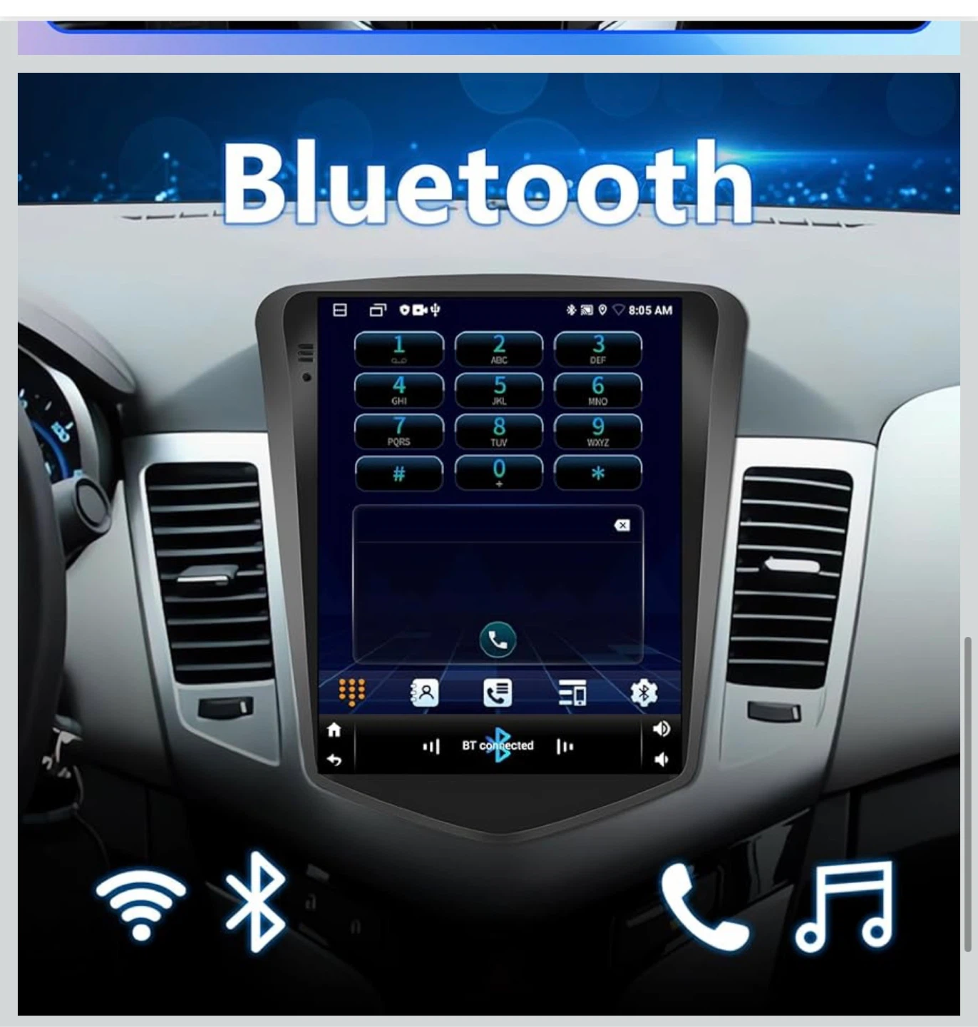 Android 13 Car Radio for Chevy Cruze (2009-2015) - photo 4