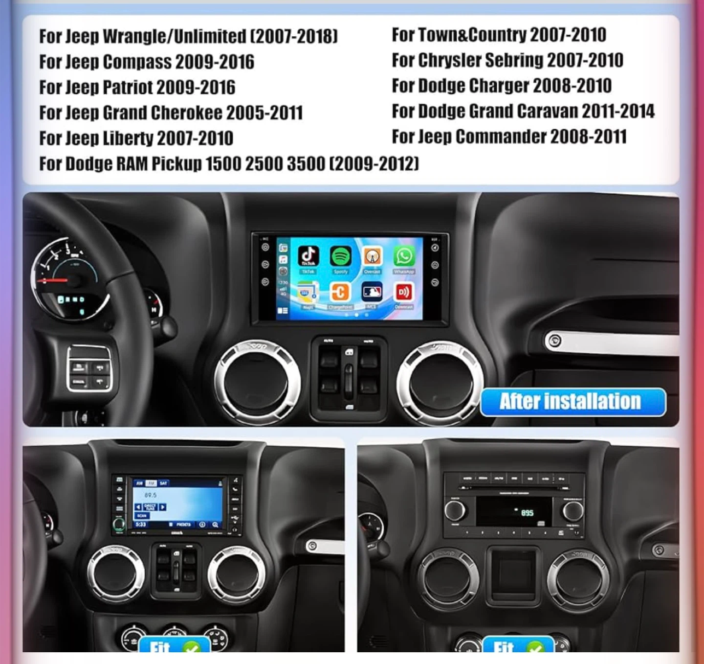Sixtop Car Stereo for Jeep Wrangler/Compass - photo 2