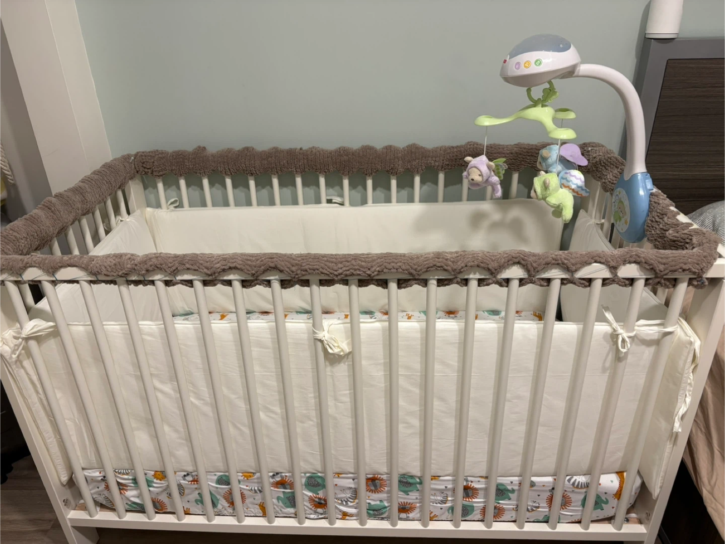 Ikea White Baby Crib