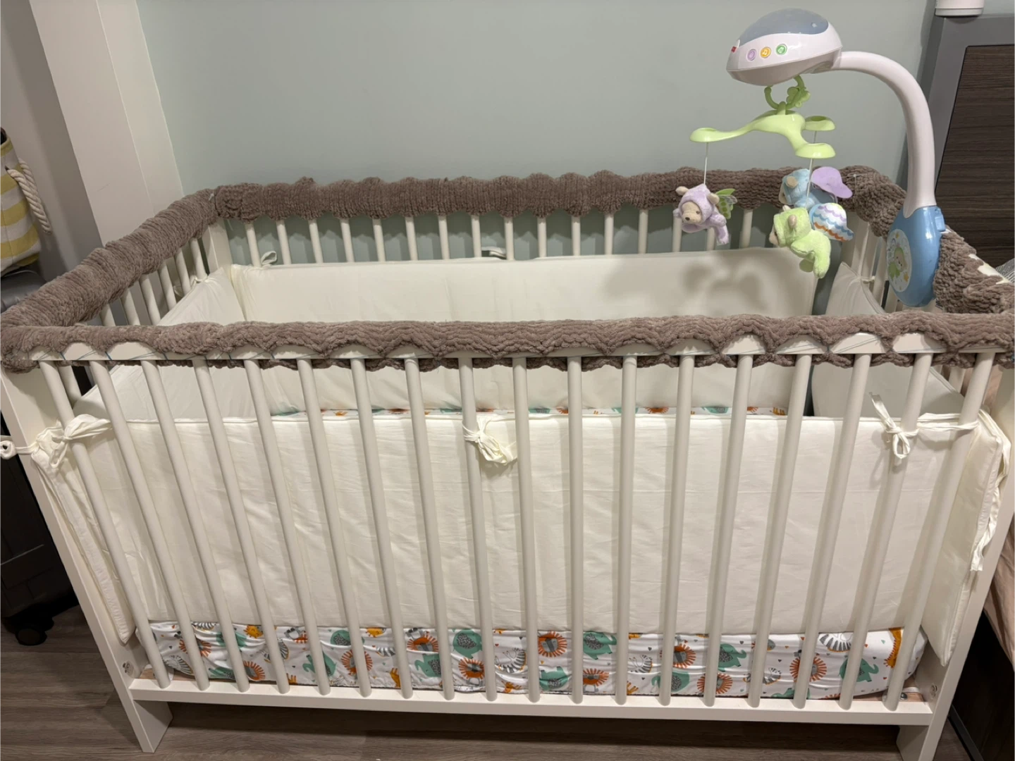 Ikea White Baby Crib - photo 2