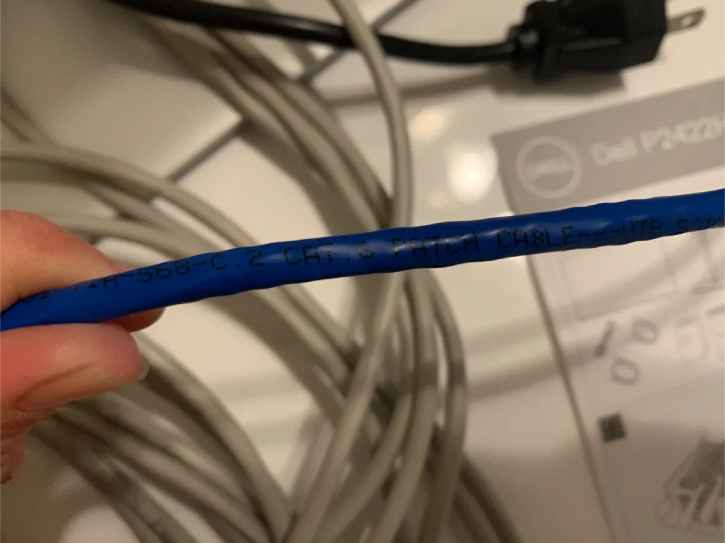 2 Dell P2422H 24 inch Monitors, 60% off plus free CAT cables image indicator(5)