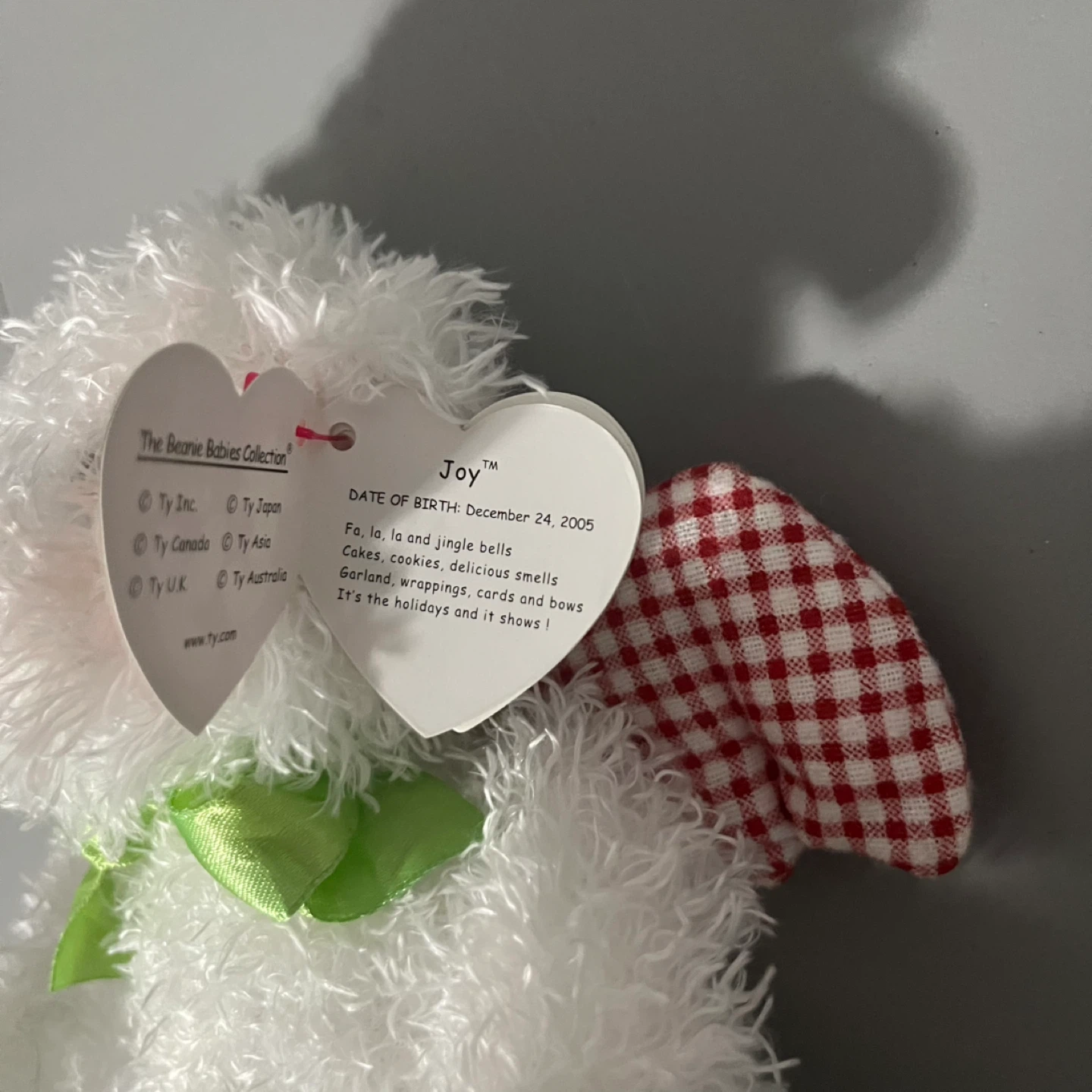 Ty Beanie Baby - Joy Angel Bear 2000 NWT - photo 5