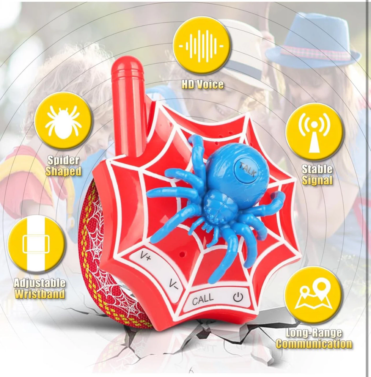 Spider-shaped Walkie Talkies - Fun for Kids! - photo 5