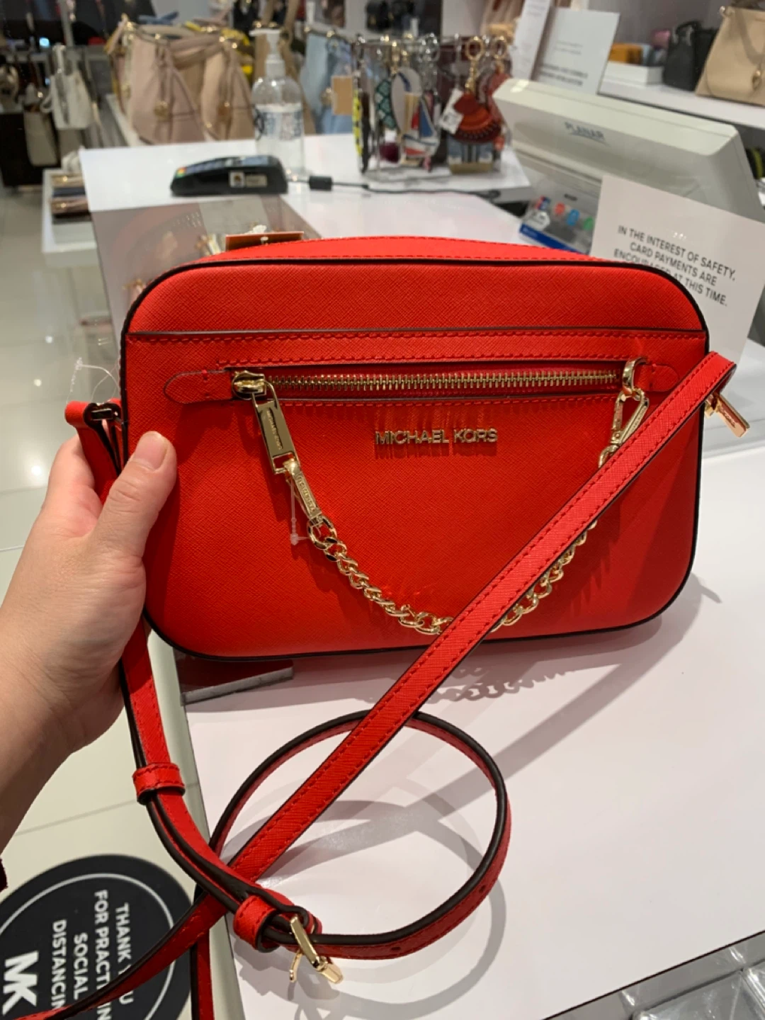 Brand new Michael Kors Red Crossbody Bag