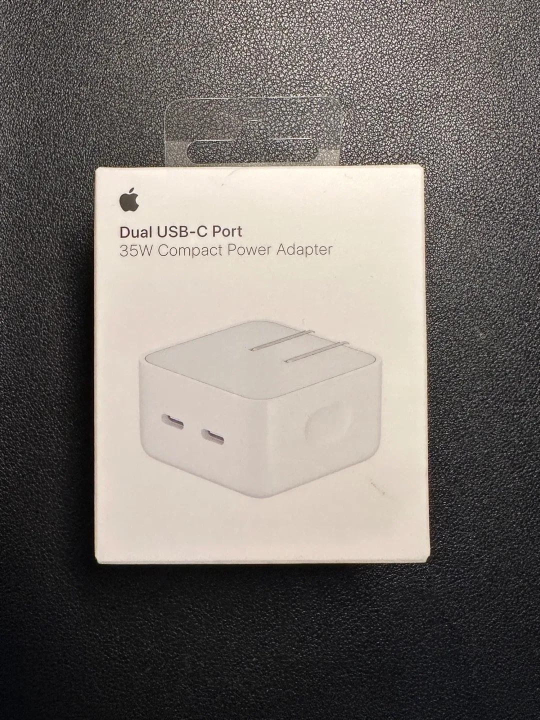 New Apple 35W Dual USB-C Port Compact Power Adapter thumbnail