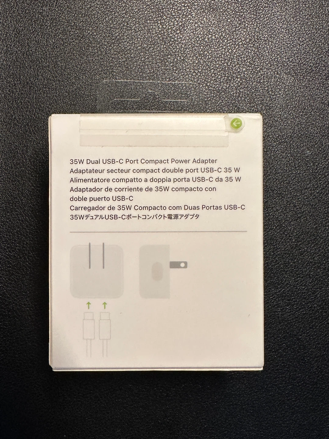 New Apple 35W Dual USB-C Port Compact Power Adapter - photo 2
