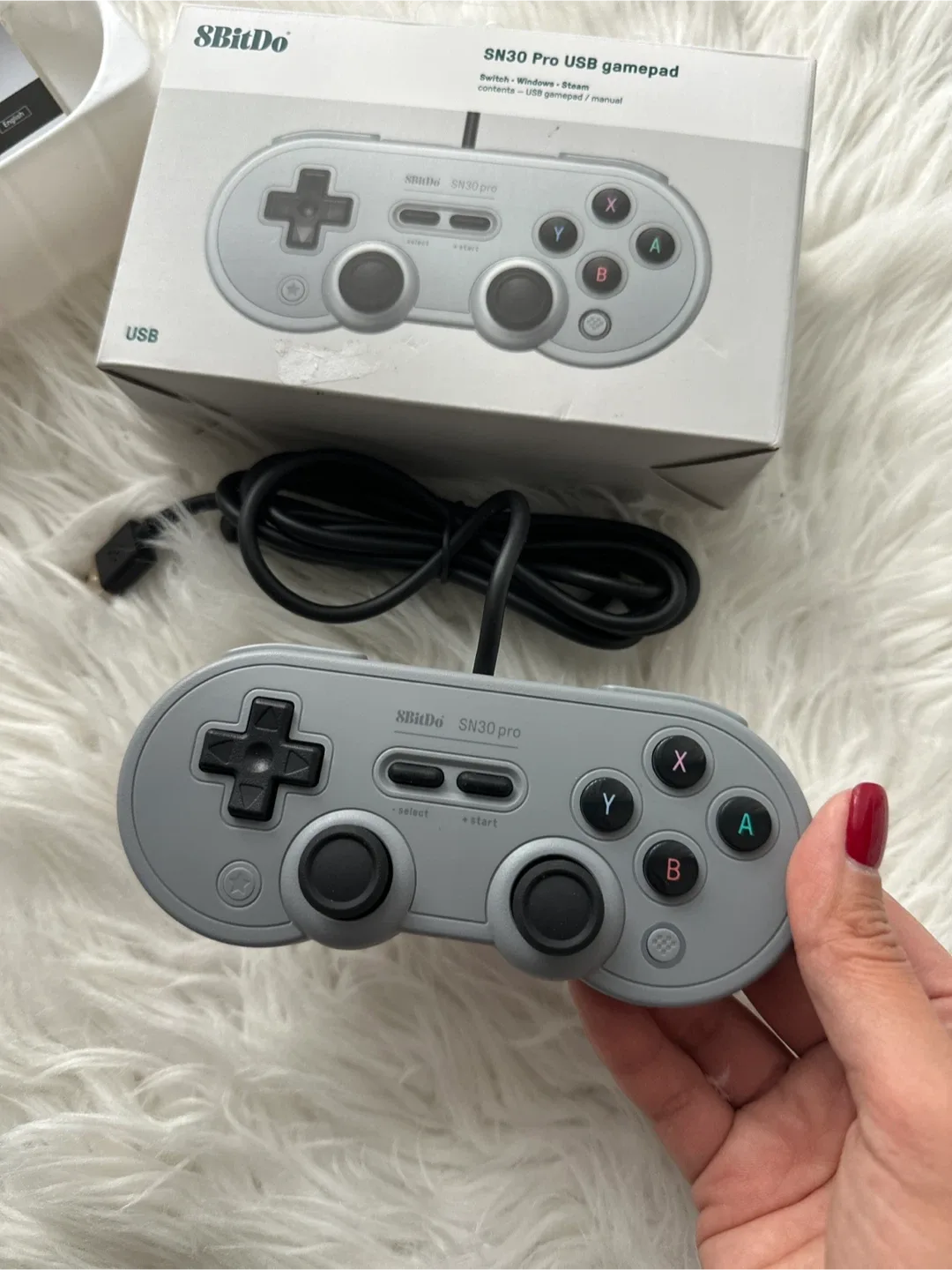8BitDo SN30 Pro USB Gamepad - Gray Edition thumbnail