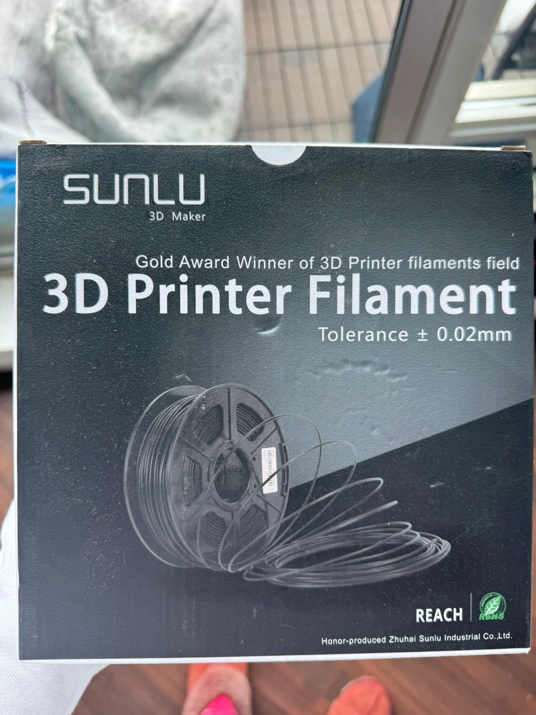 SUNLU 3D Printer Filament-Red PLA  1.75mm