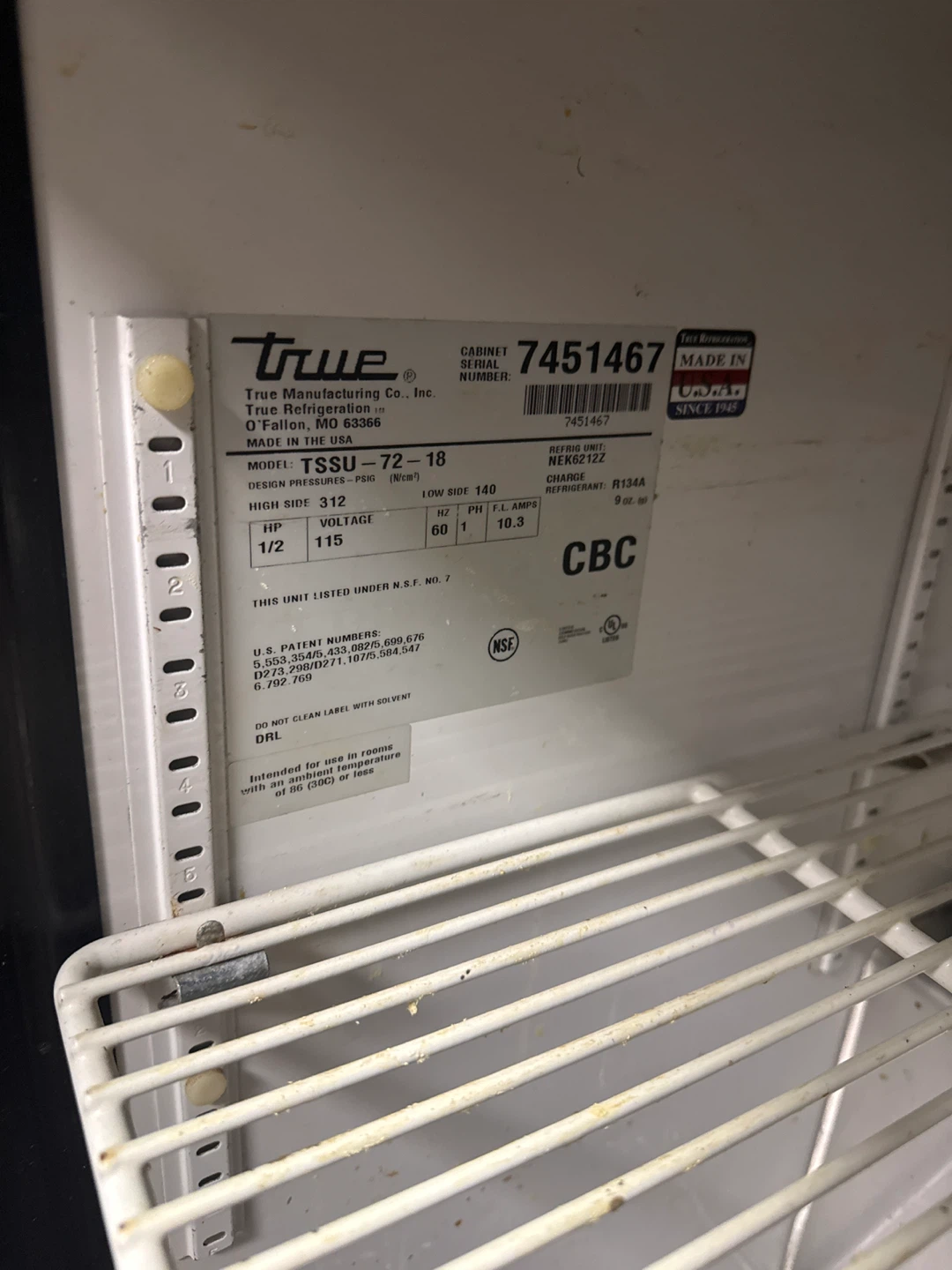 True TSSU-72-18 Sandwich Prep Table - photo 5
