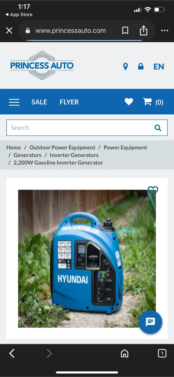 Brand New - Hyundai 2200W Inverter Generator image indicator(6)