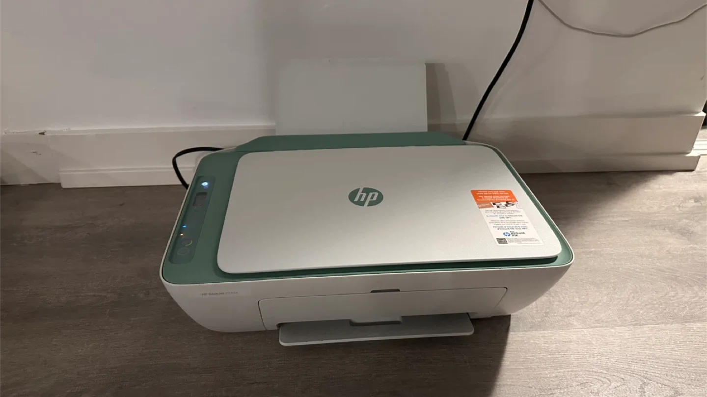 HP DeskJet 2742e Printer (full black+colour cartridges included)