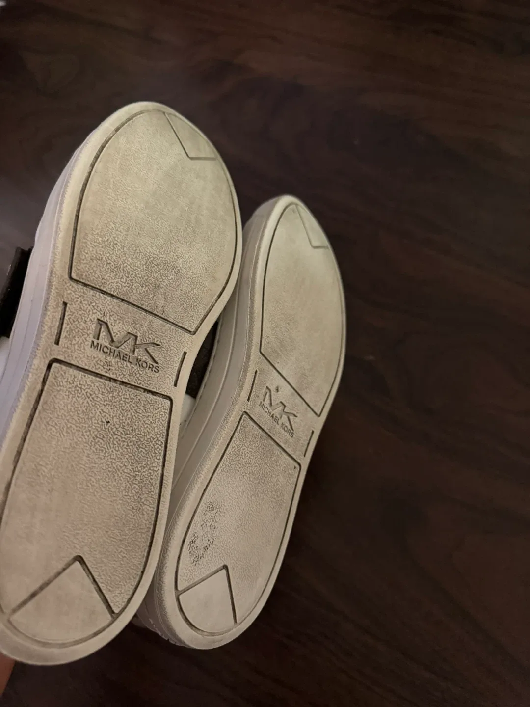 Michael Kors White Leather Sneakers image indicator(6)