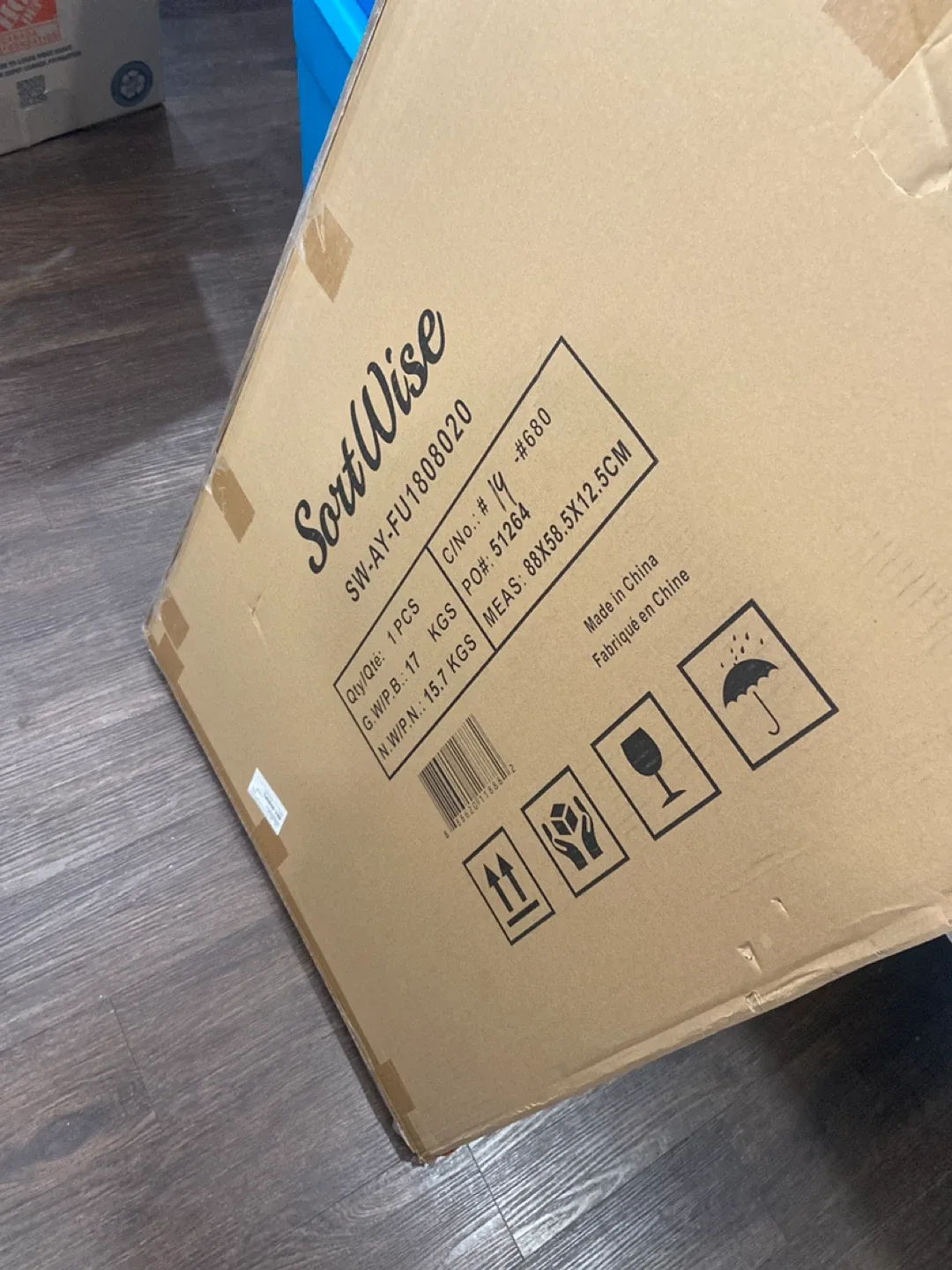 SortWise Wall Mounted Desk - White image indicator(3)