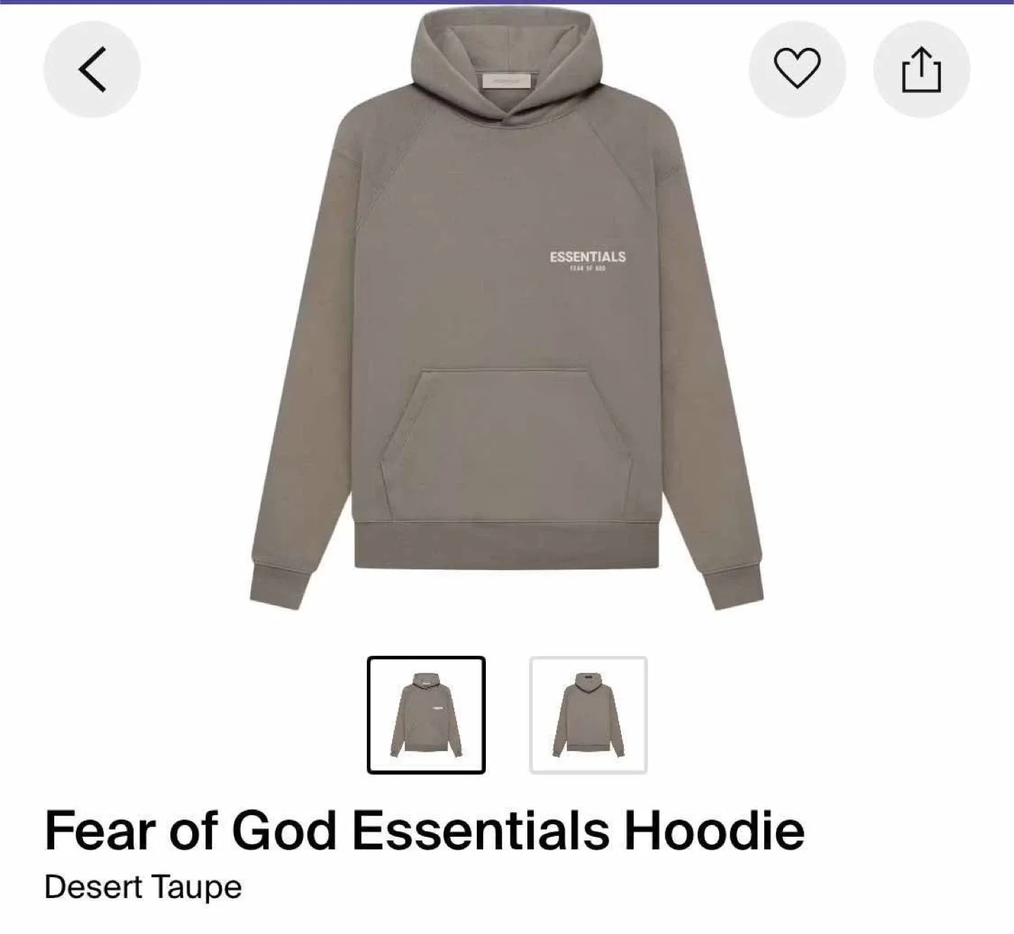 Fear of God Essentials Hoodie image indicator(3)