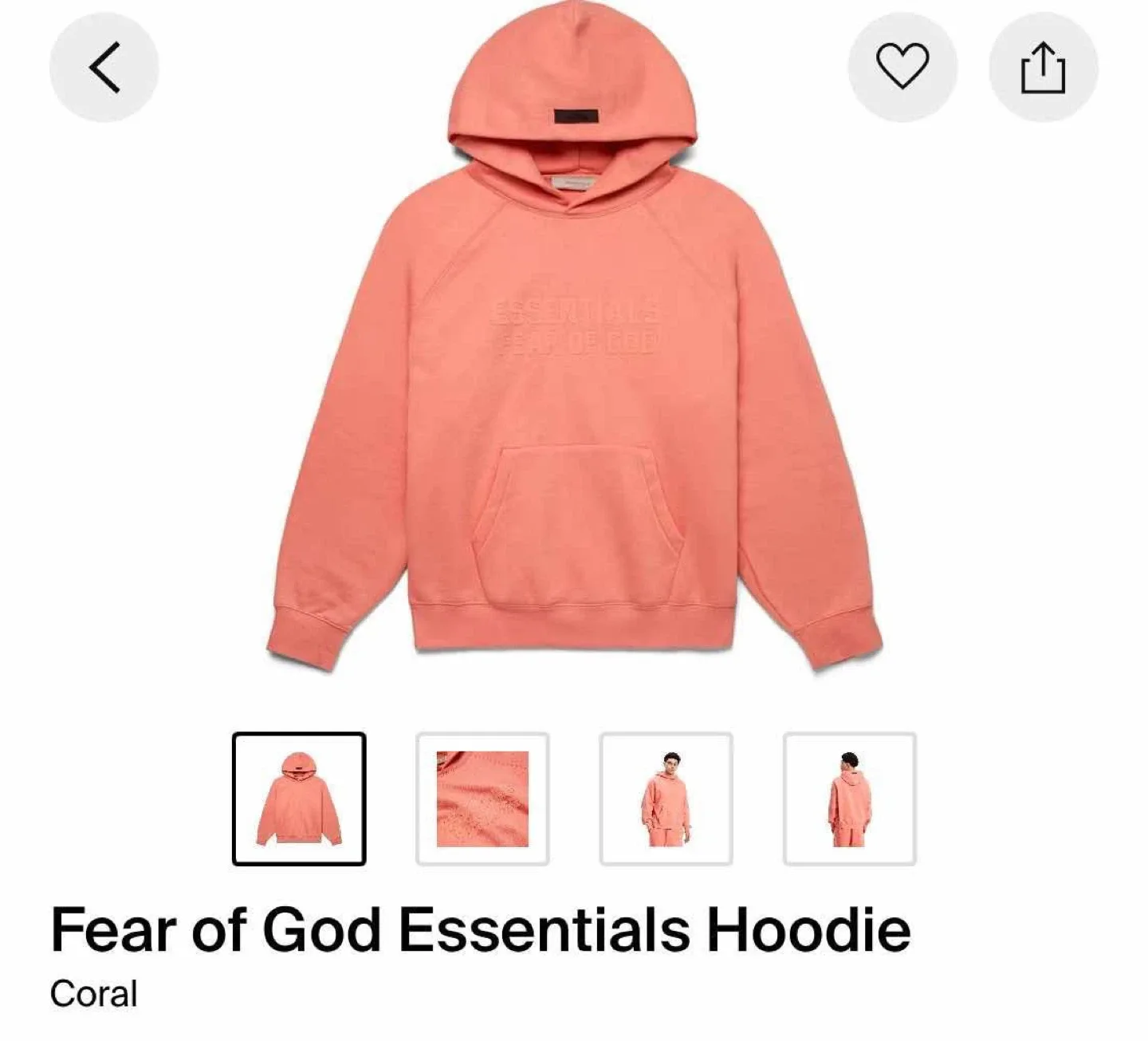 Fear of God Essentials Hoodie image indicator(5)