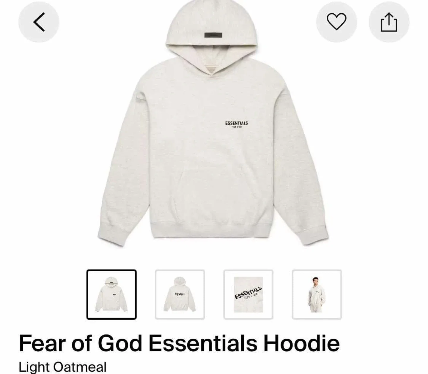 Fear of God Essentials Hoodie image indicator(7)